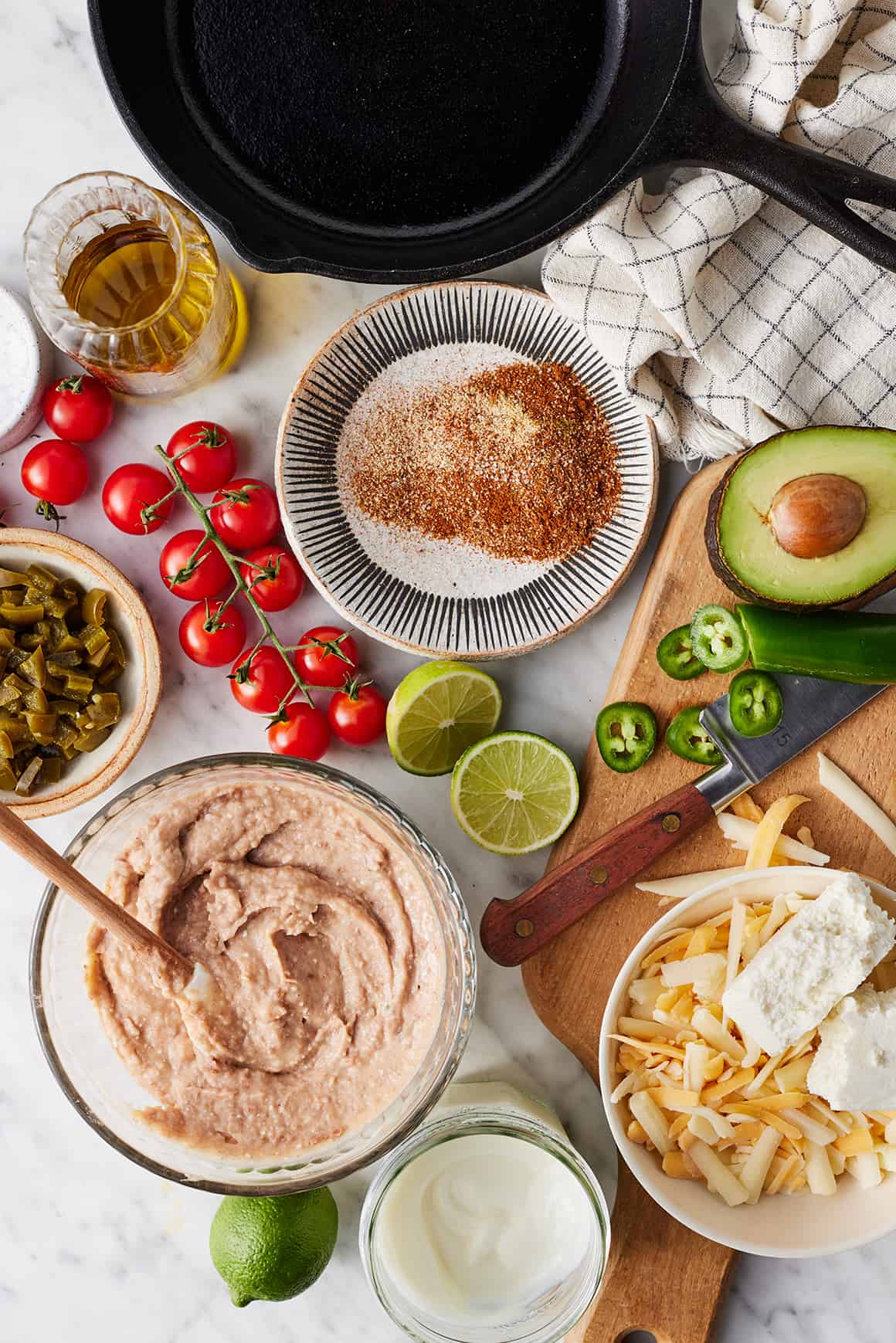 Bean dip ingredients