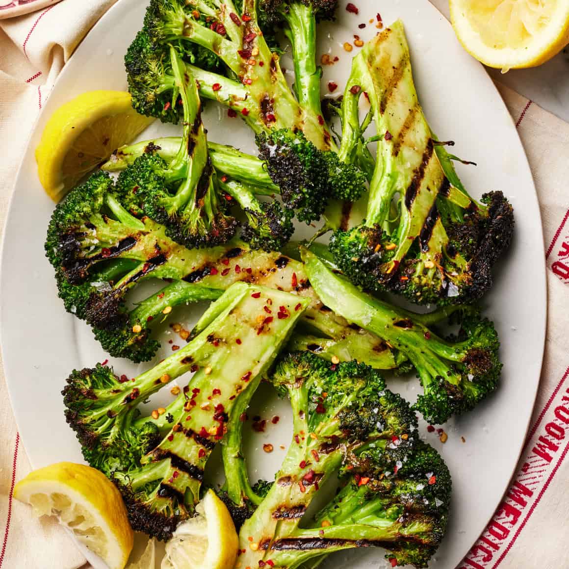 Grilled broccoli recipe