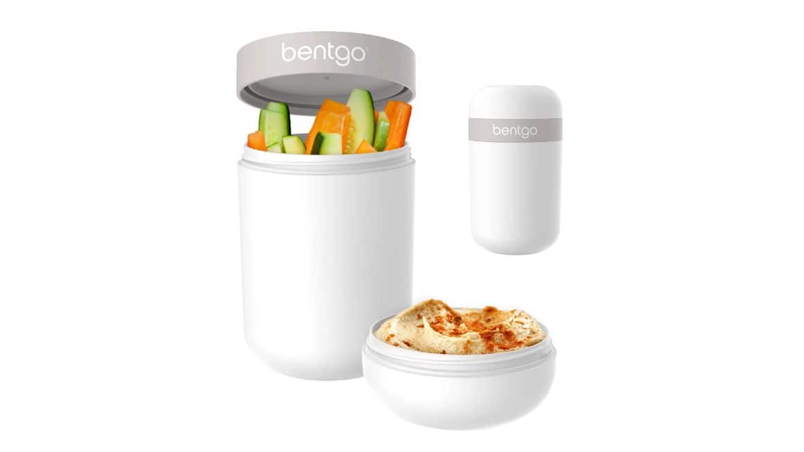 Bentgo Snack Cup with vegetables and hummus