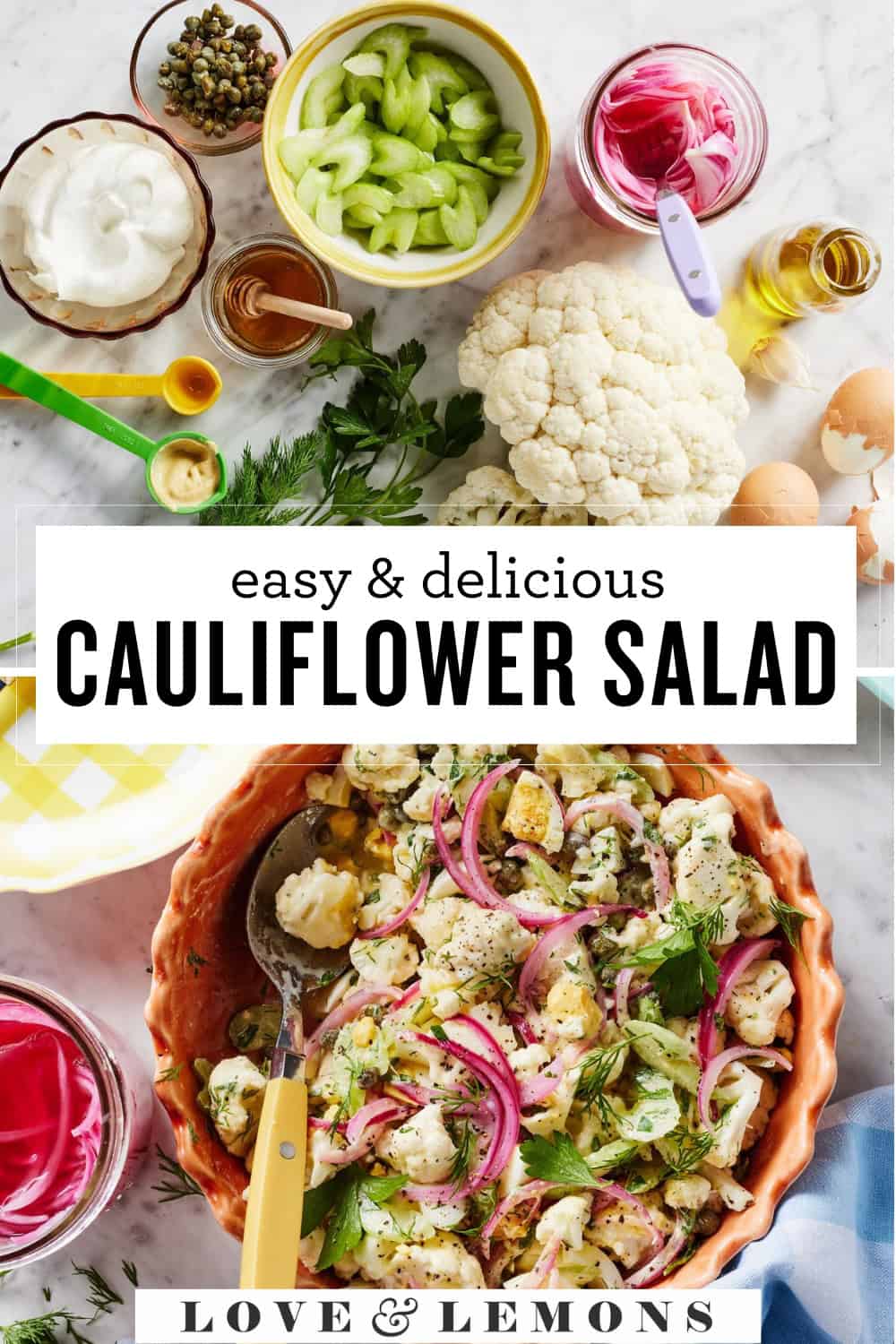 Cauliflower Salad Recipe - Love and Lemons