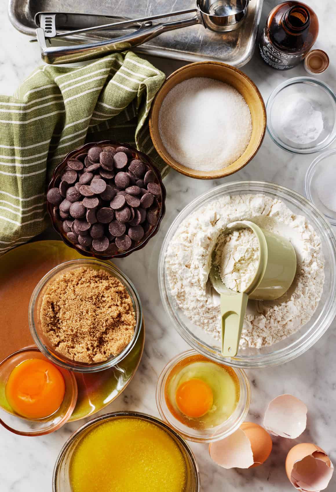 Chocolate chip cookie recipe ingredients
