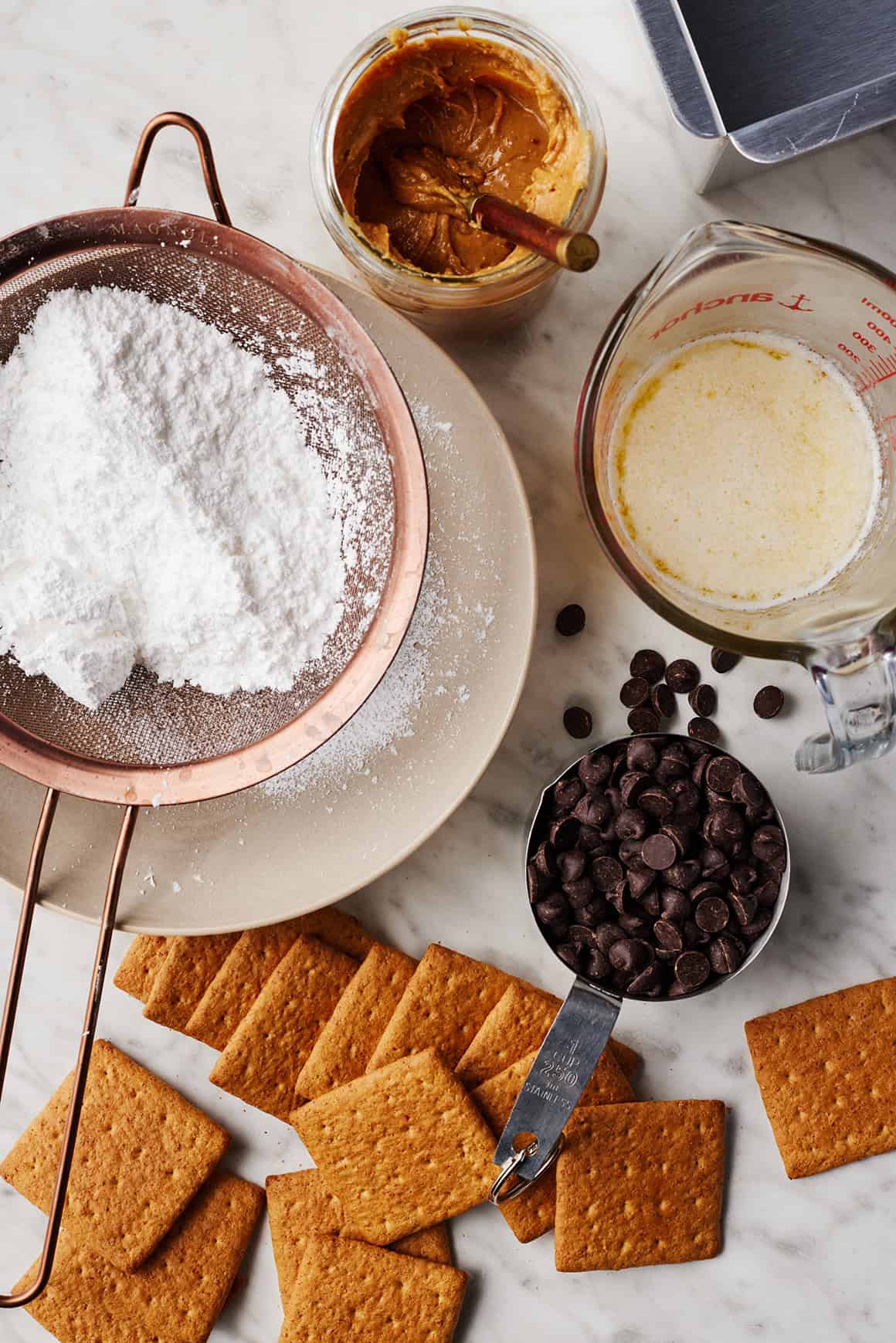 Peanut butter bars ingredients