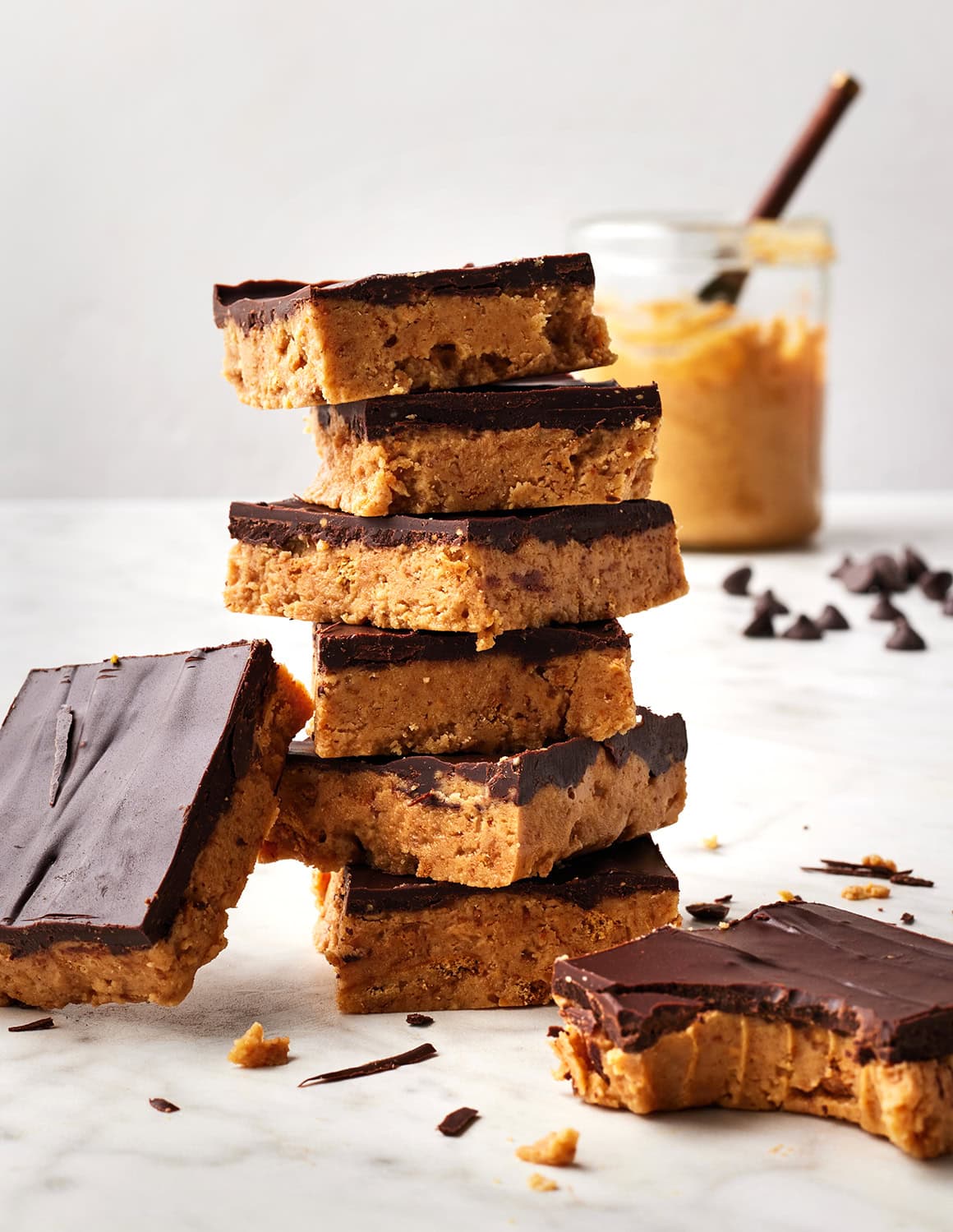 Chocolate peanut butter bars