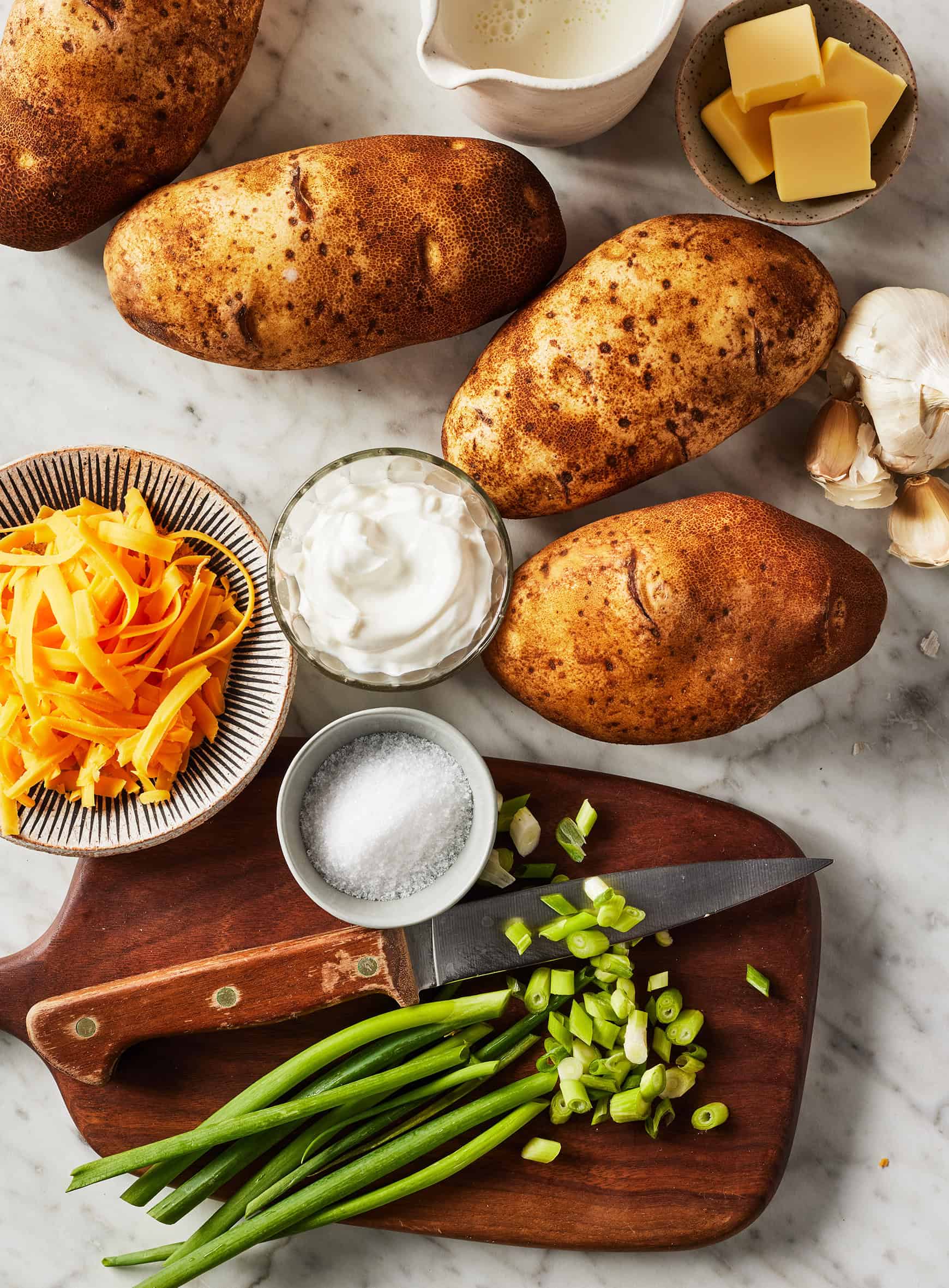 Twice baked potatoes ingredients