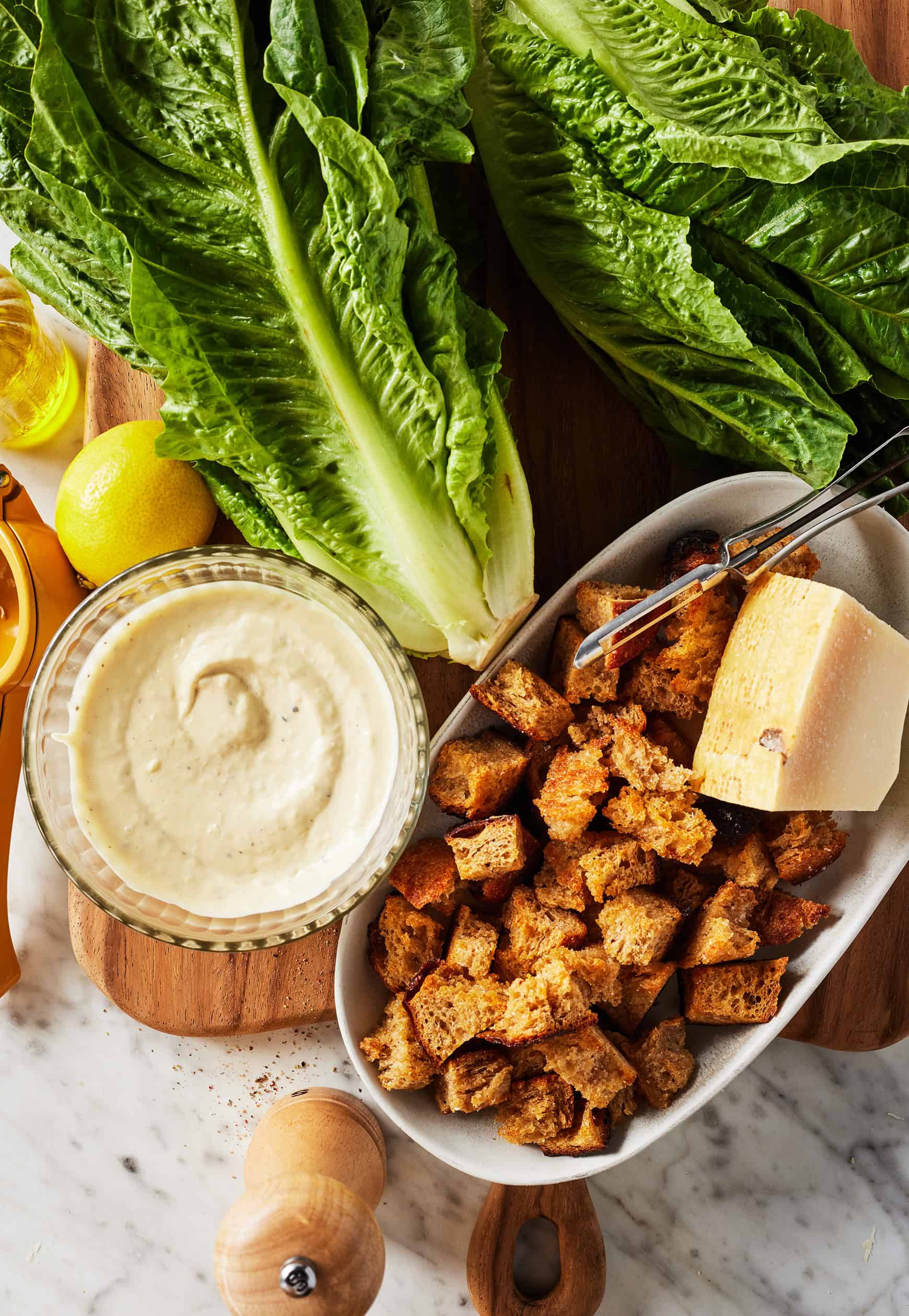Caesar salad ingredients