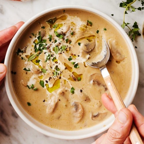 Creamy Mushroom Soup-image