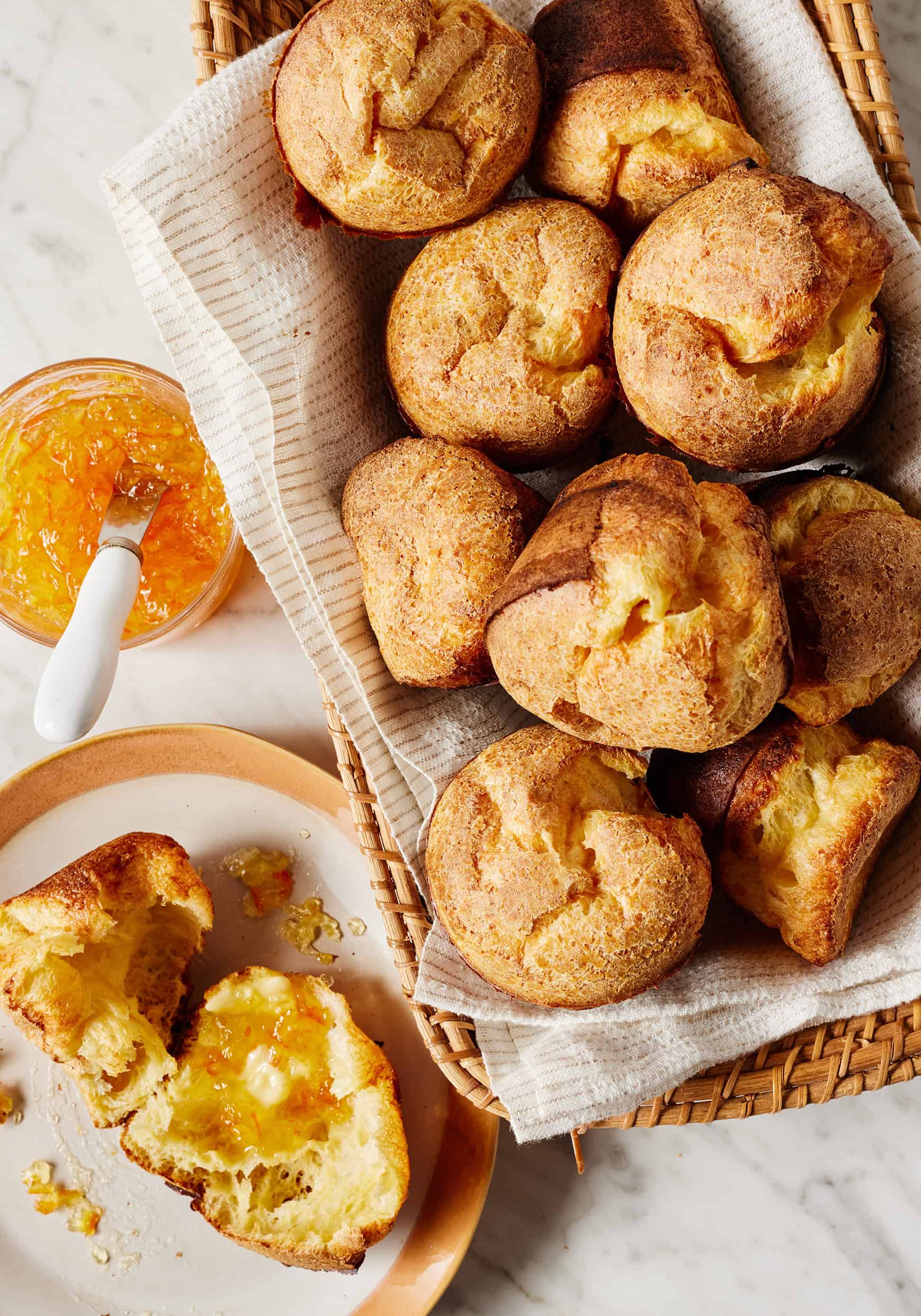 Popovers in basket