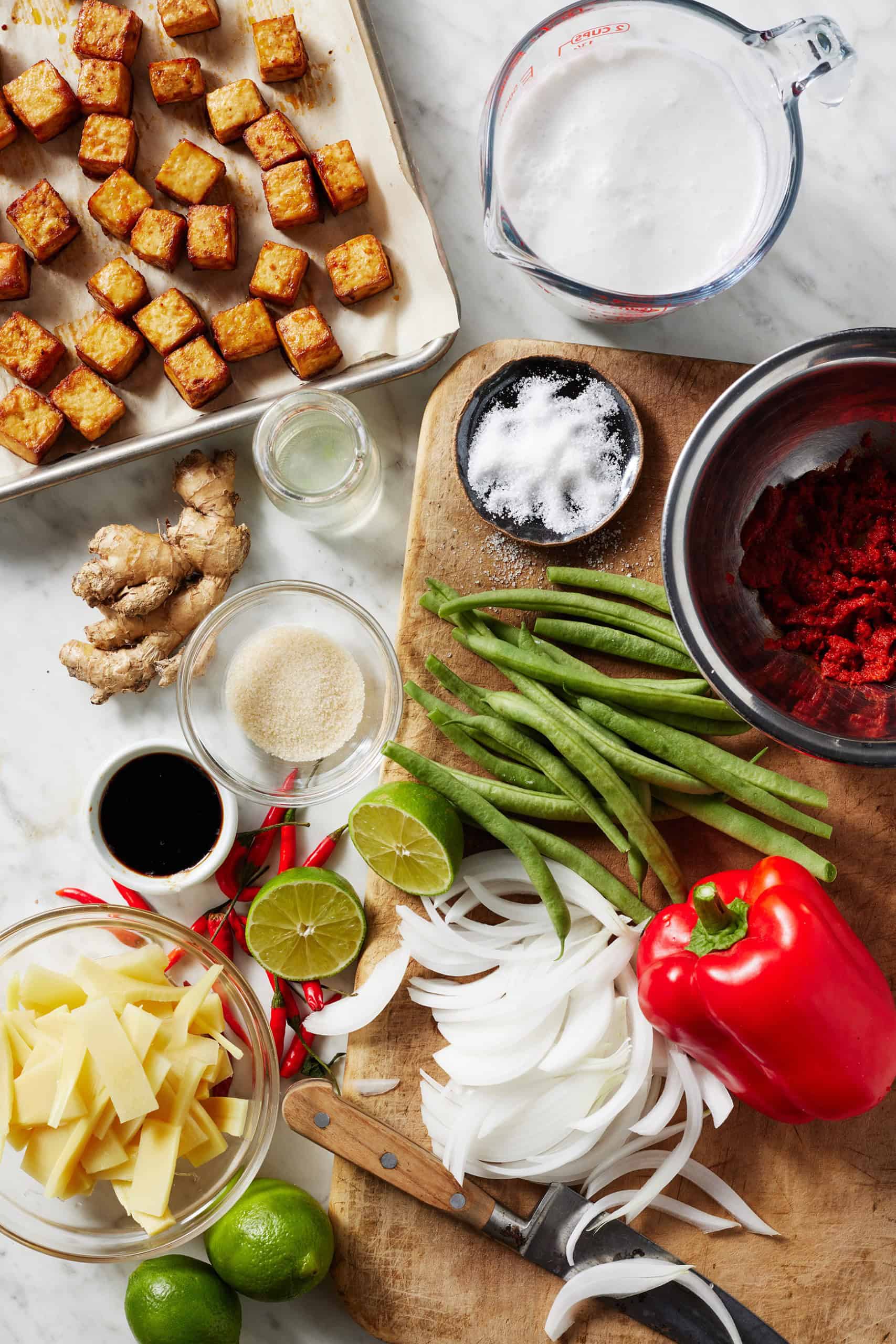 Red curry recipe ingredients