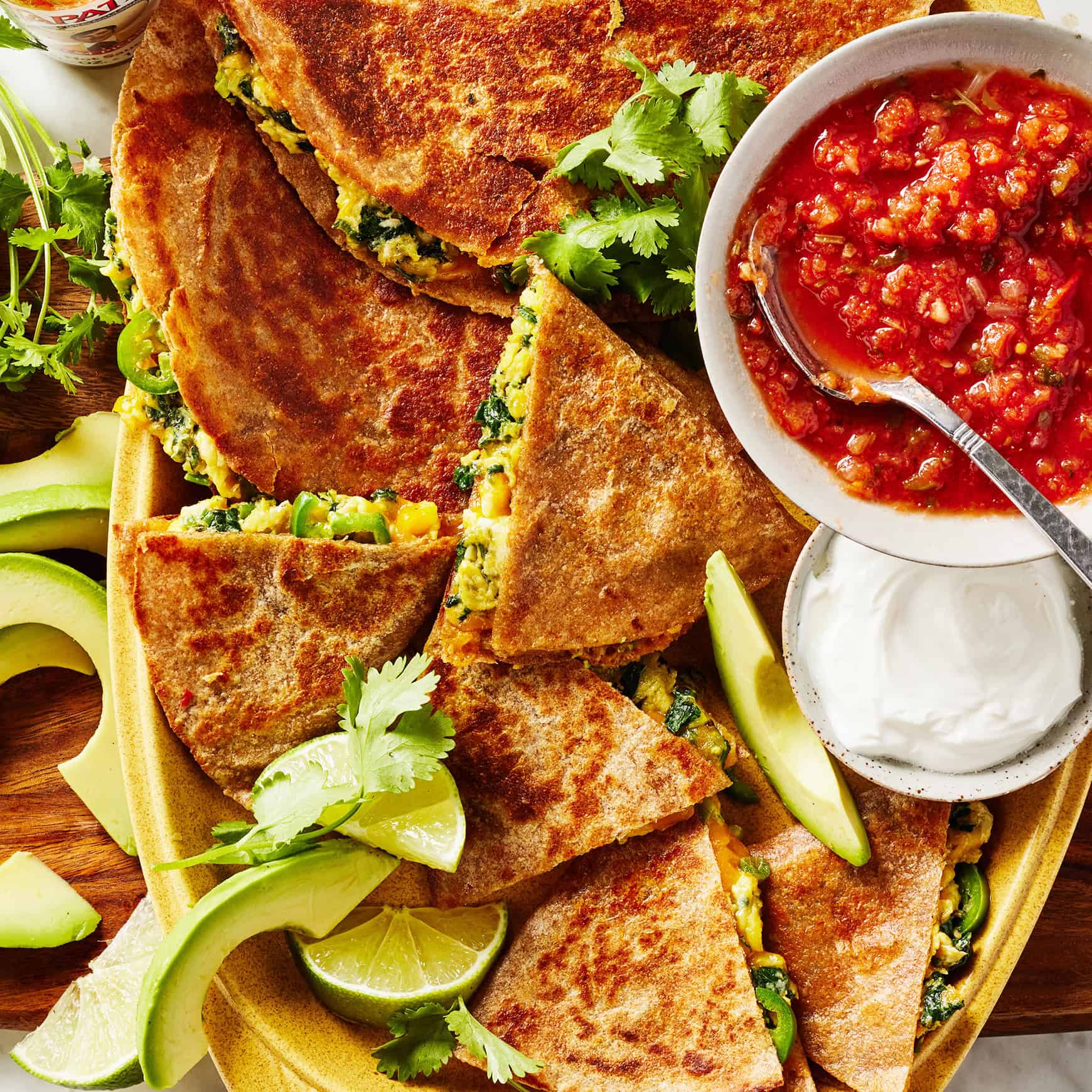 Breakfast quesadilla recipe