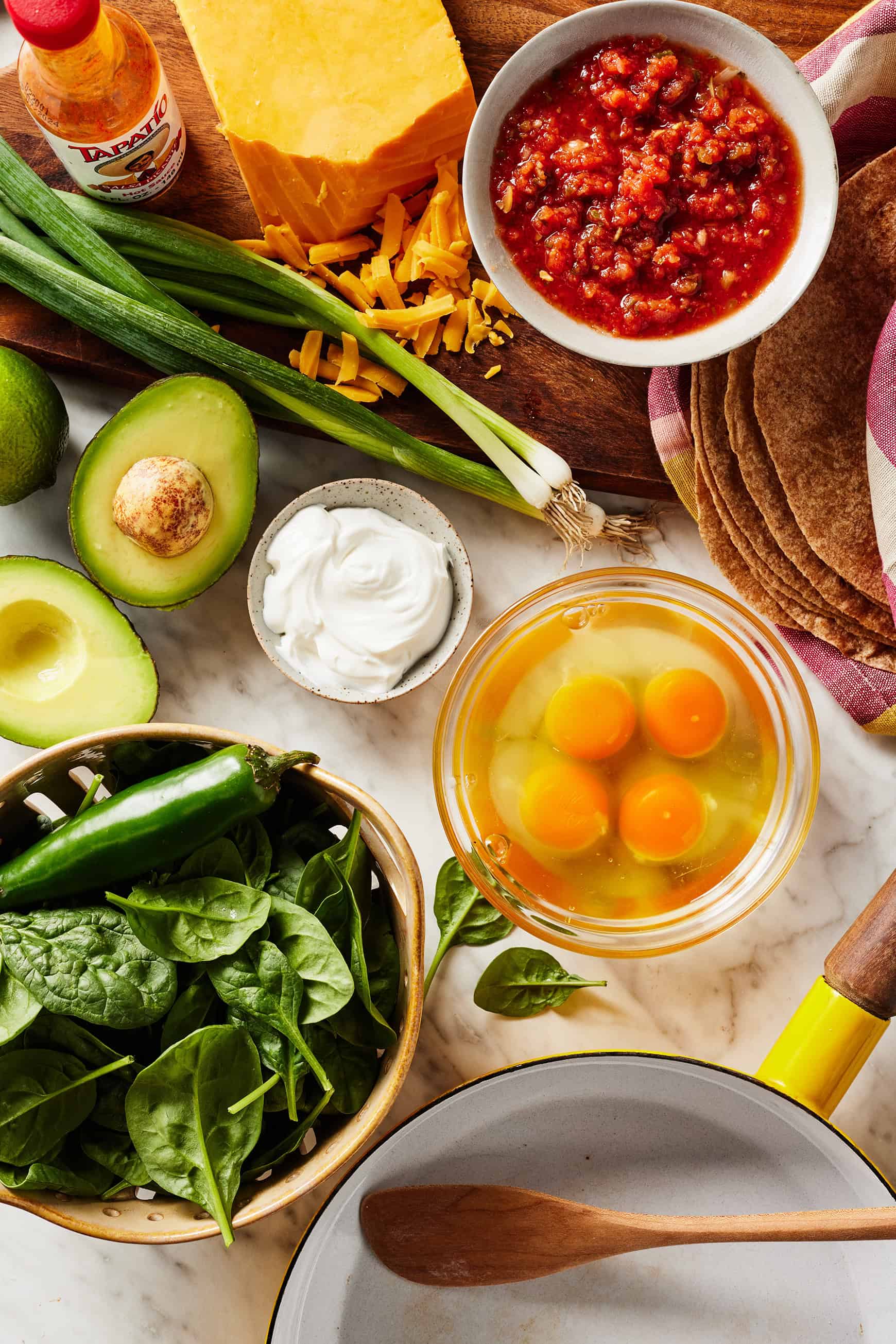 Breakfast quesadilla recipe ingredients