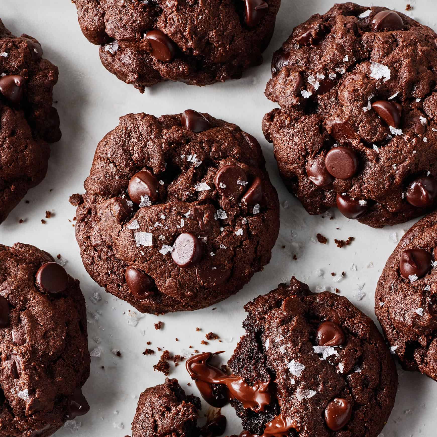 Double chocolate chip cookies recipe