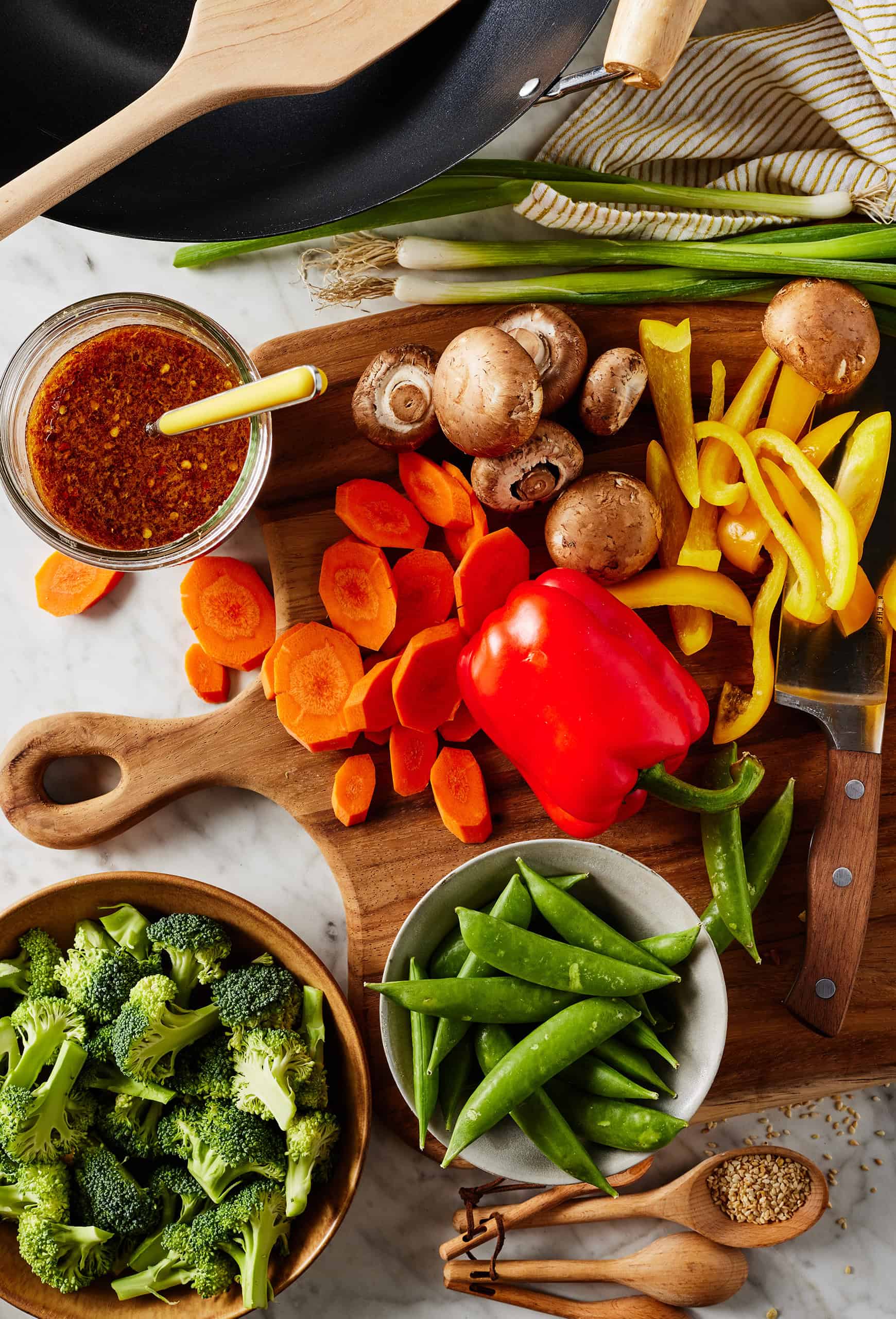 Stir fry ingredients