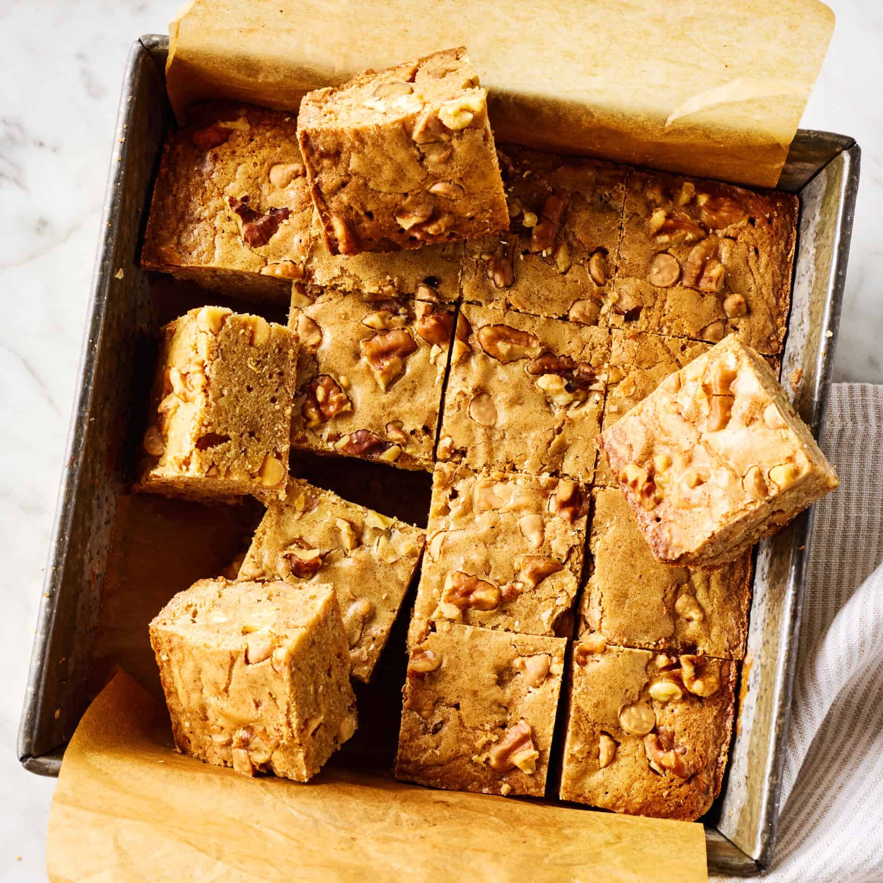 Easy 4th of July desserts - Blondie recipe