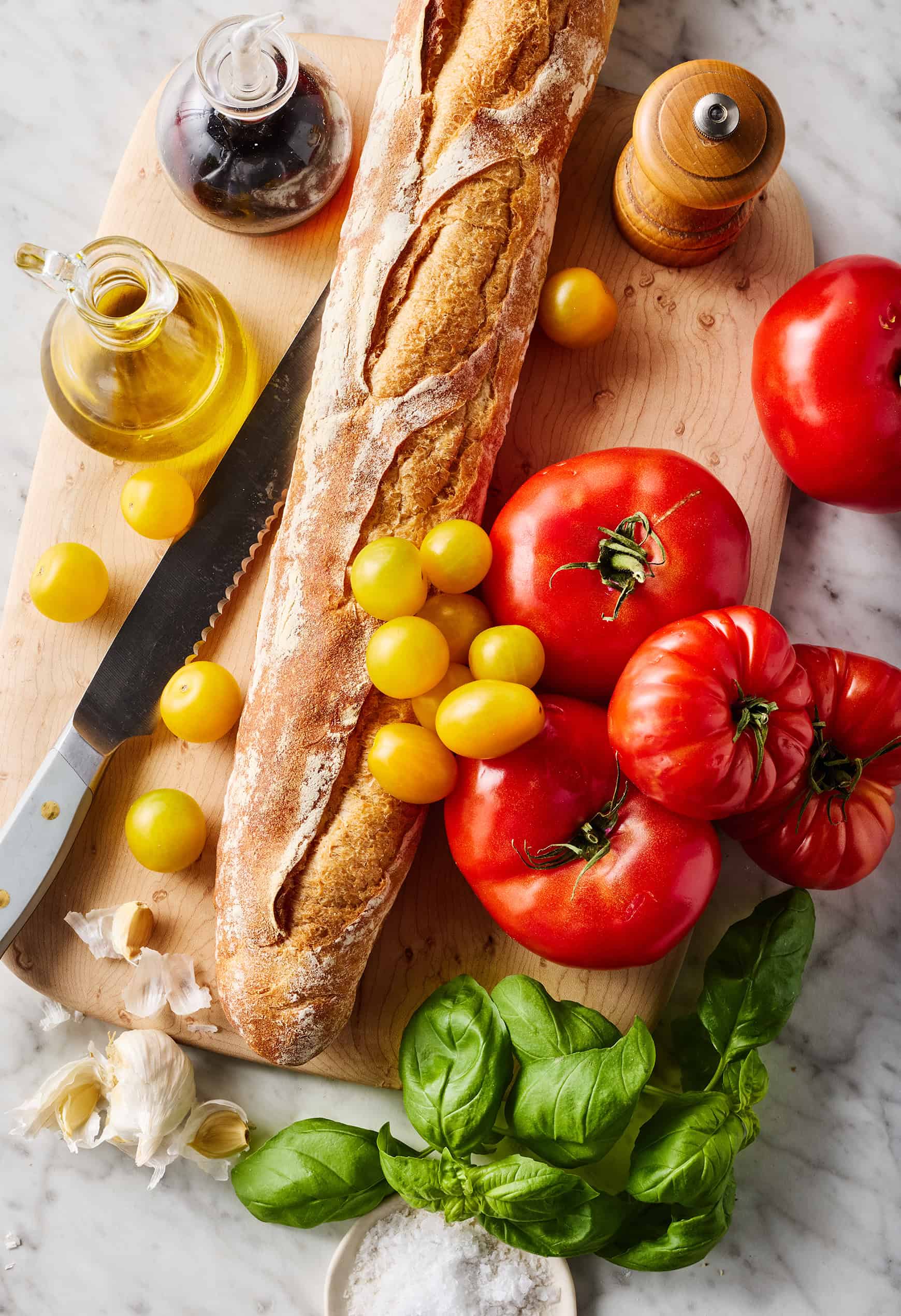 Bruschetta recipe ingredients