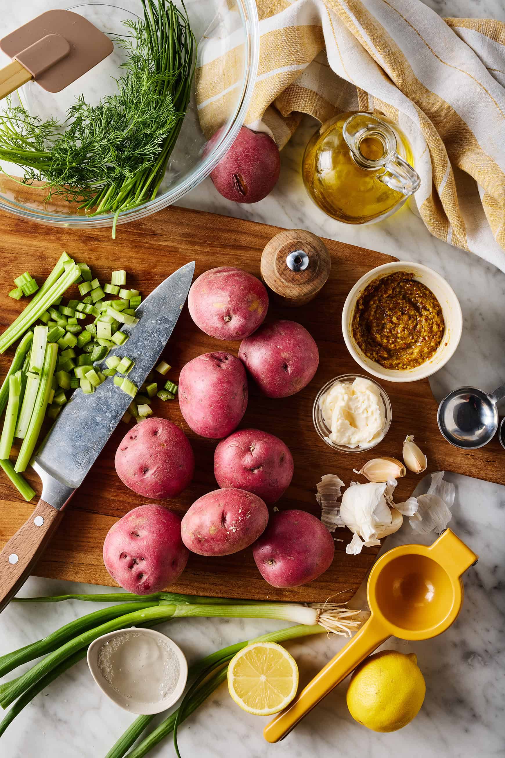 Red potato salad recipe ingredients