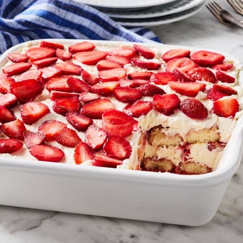 Best 4th of July Desserts: No-Bake Strawberry Tiramisu-image