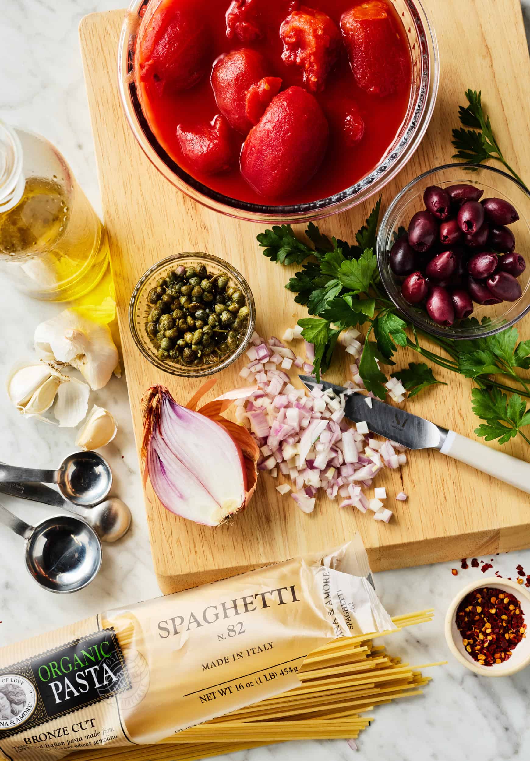 Pasta puttanesca recipe ingredients