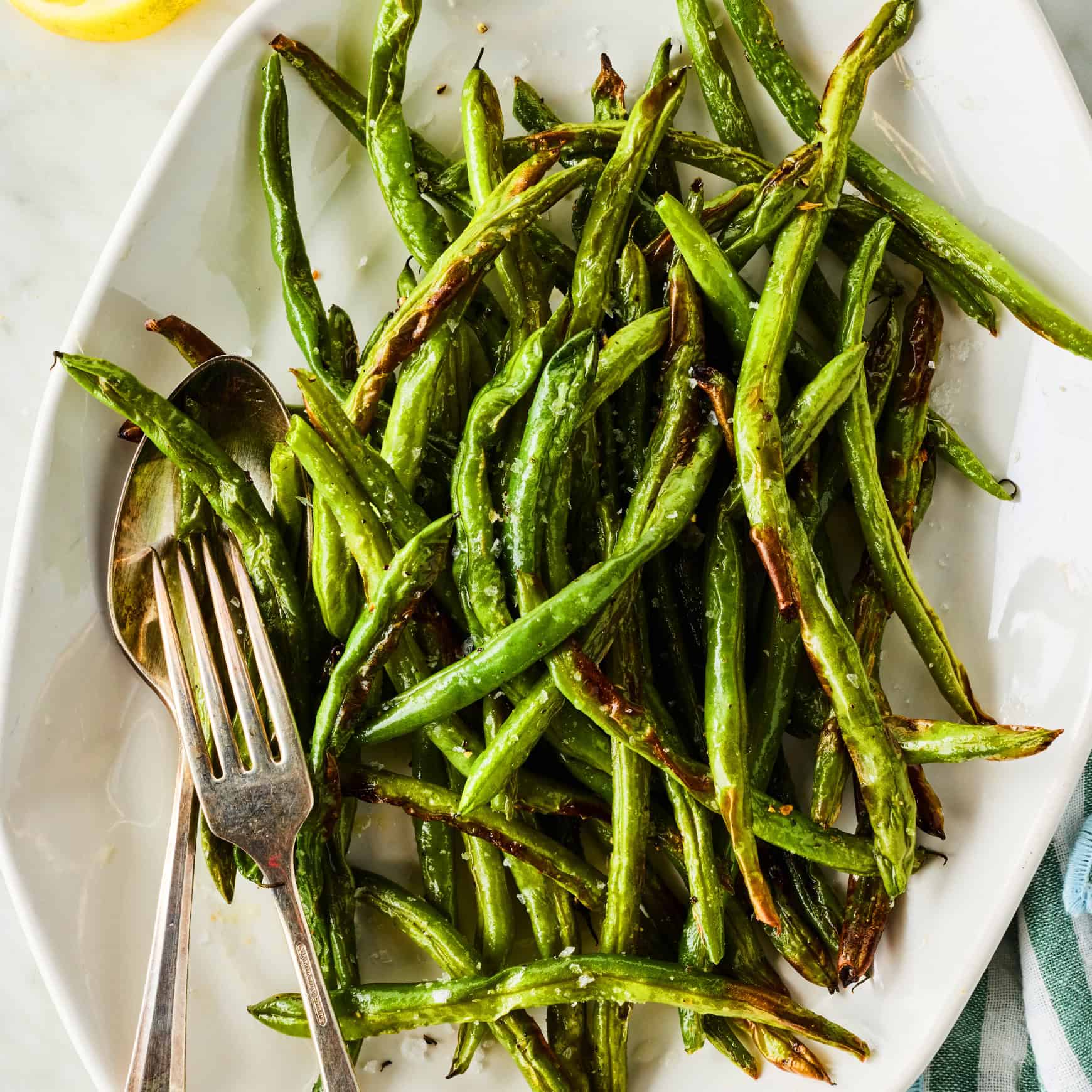Air fryer green beans recipe