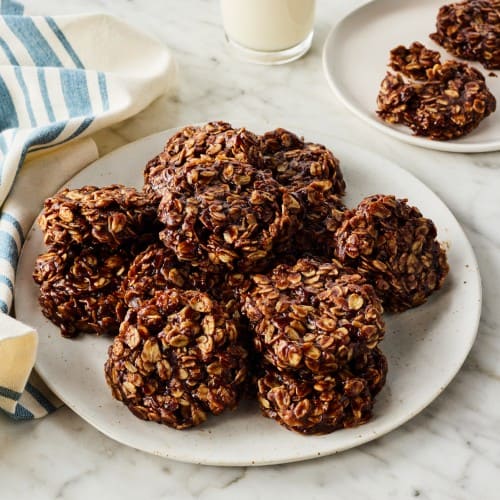 Chocolate Peanut Butter No Bake Cookies