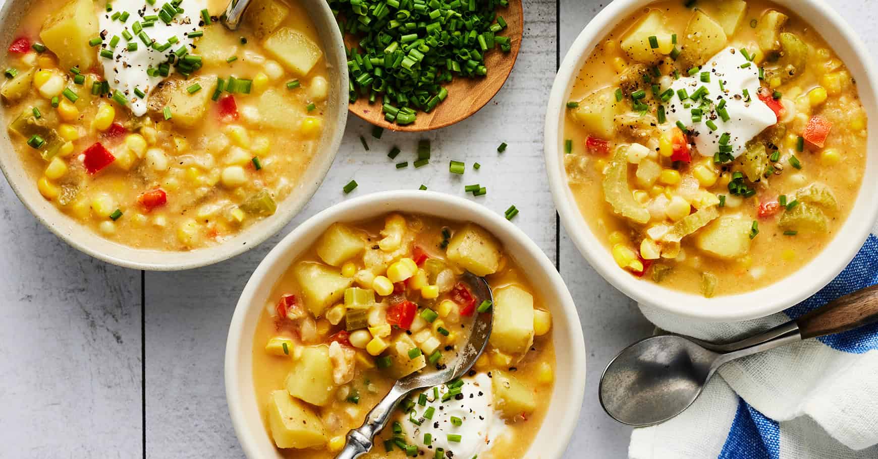 This creamy, comforting corn chowder is the perfect September soup