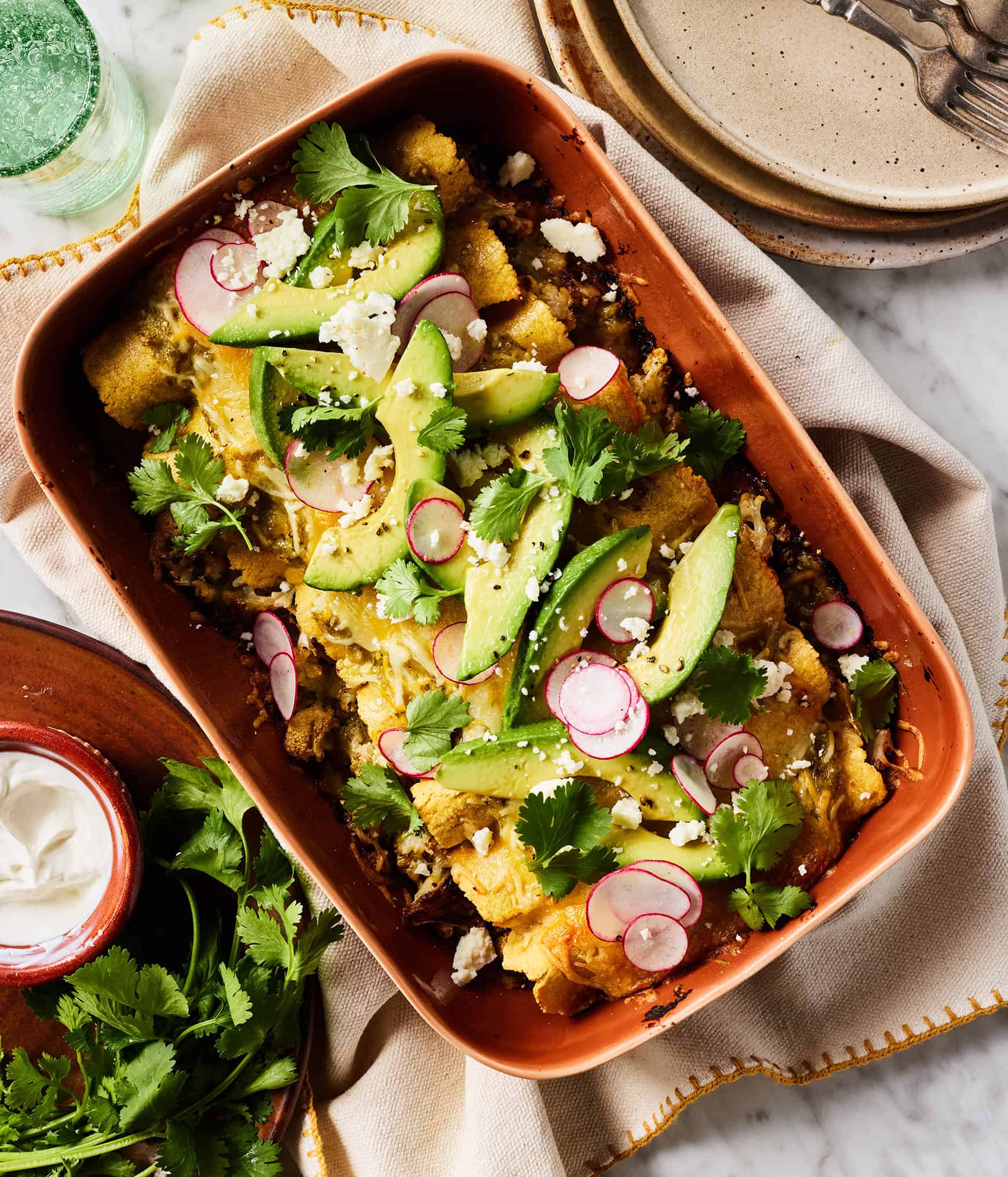 Enchiladas verdes