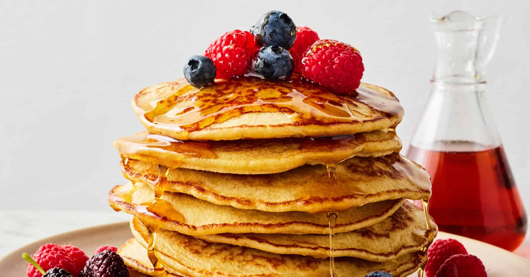 These 10-ingredient pancakes are my favorite high-protein breakfast (24g per serving!)