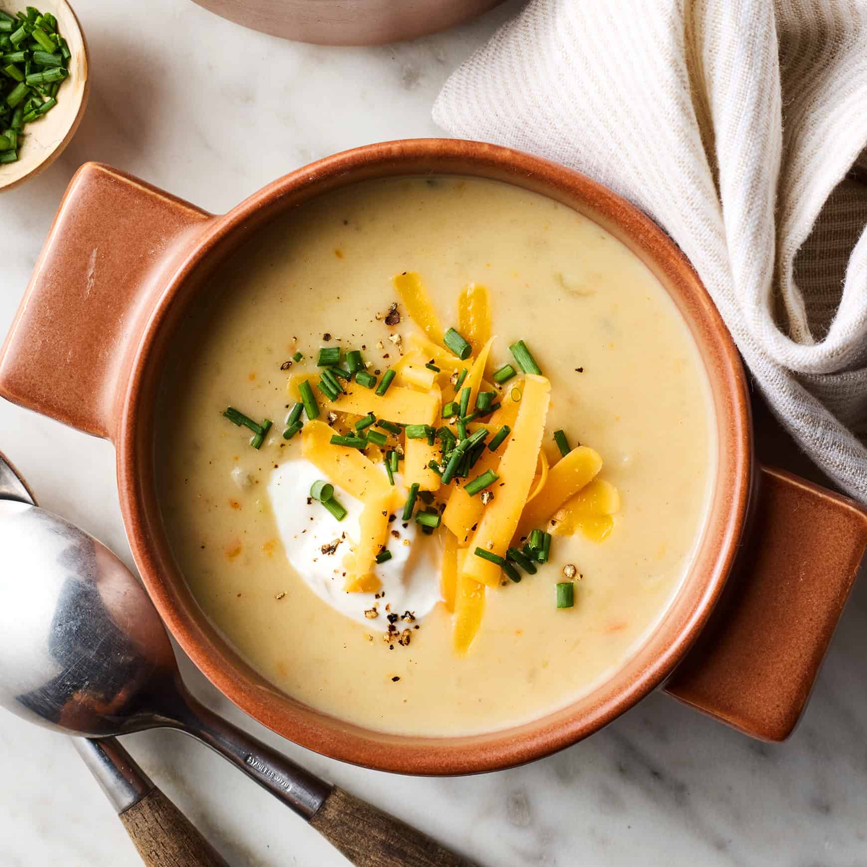 Creamy potato soup recipe