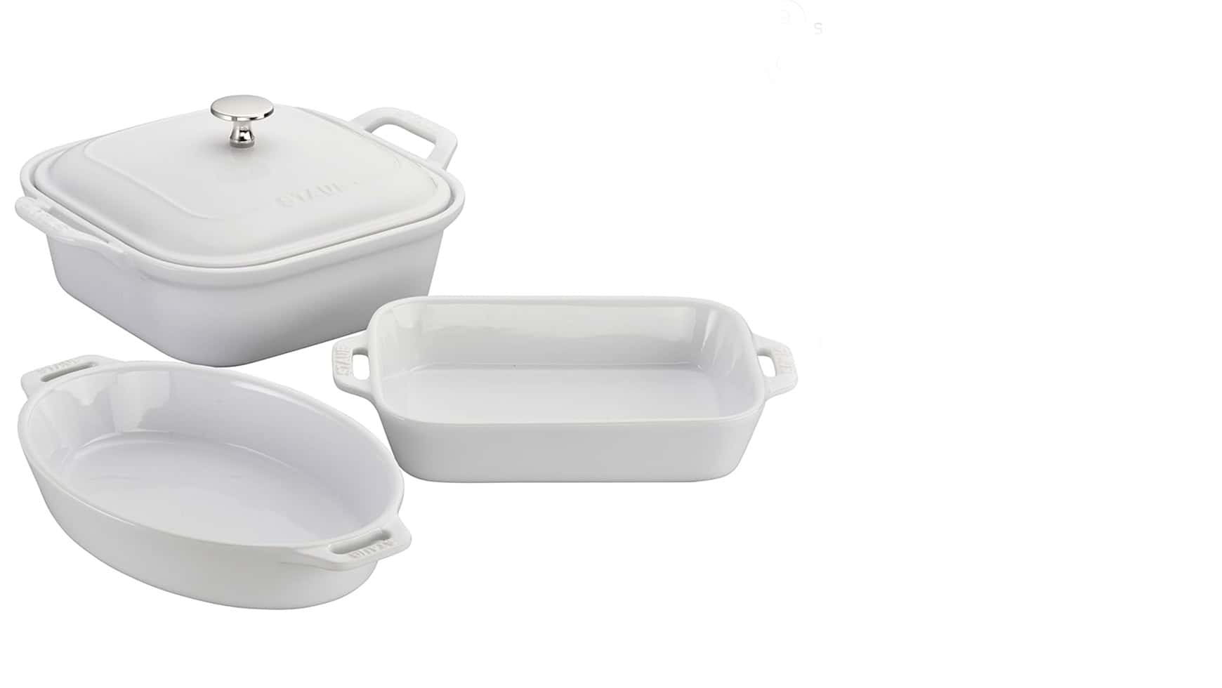 Staub ceramic baking dish set