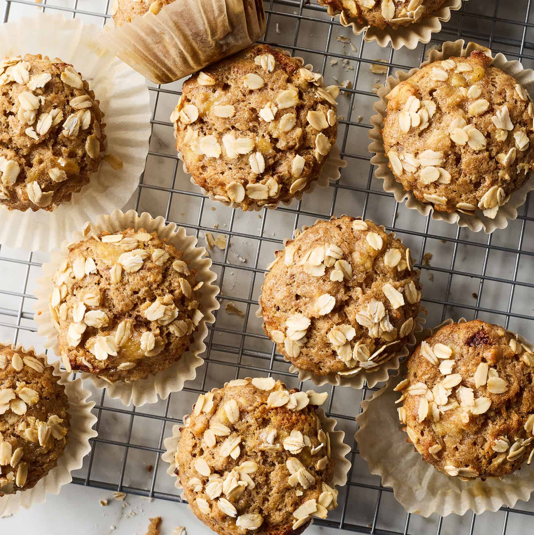 Baking recipes - healthy banana muffins