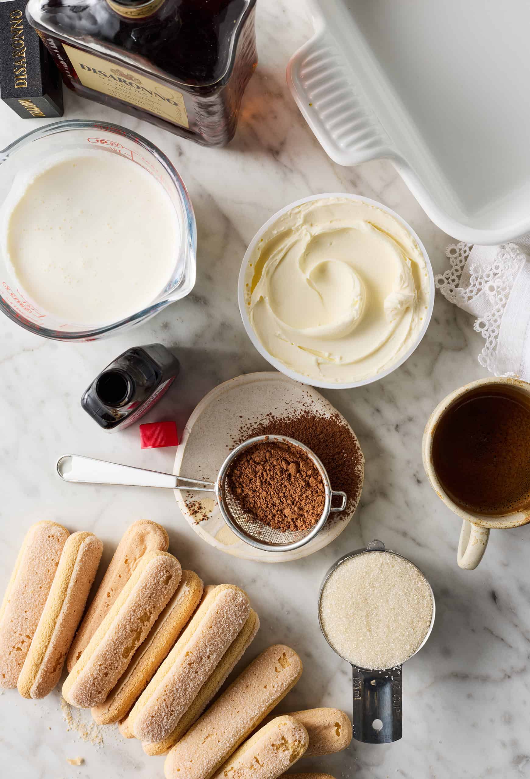 Tiramisu recipe ingredients