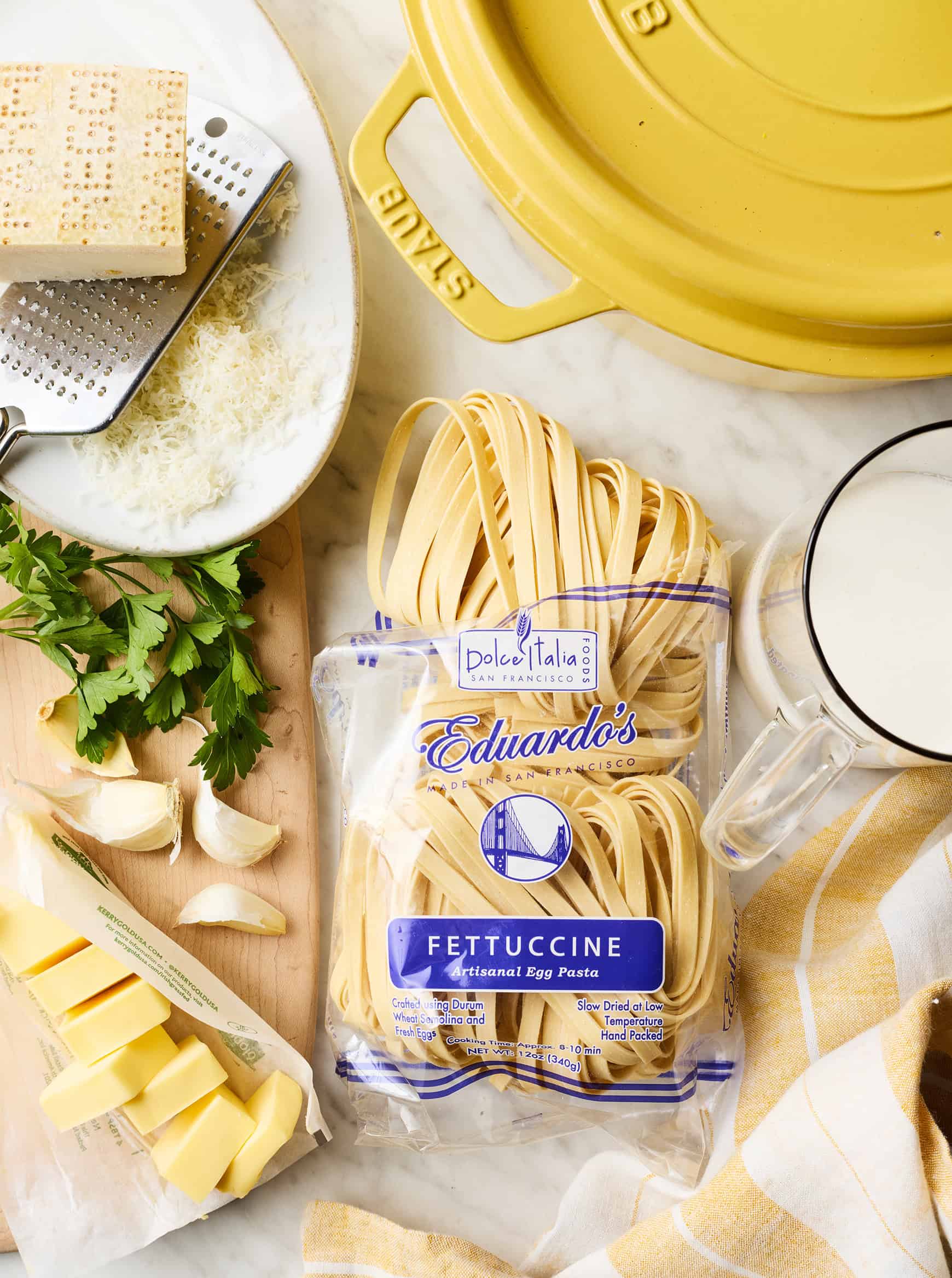 Fettuccine Alfredo recipe ingredients