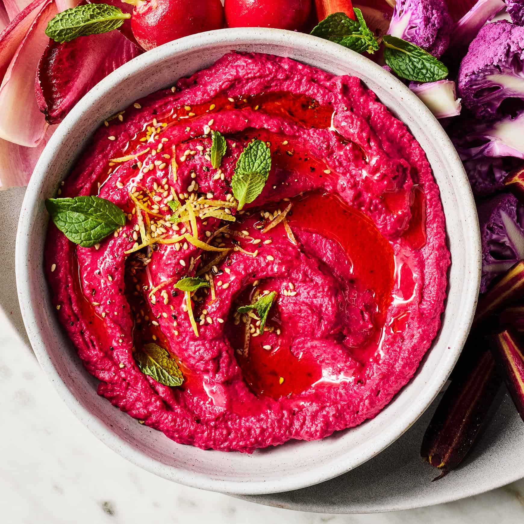 Beet hummus recipe