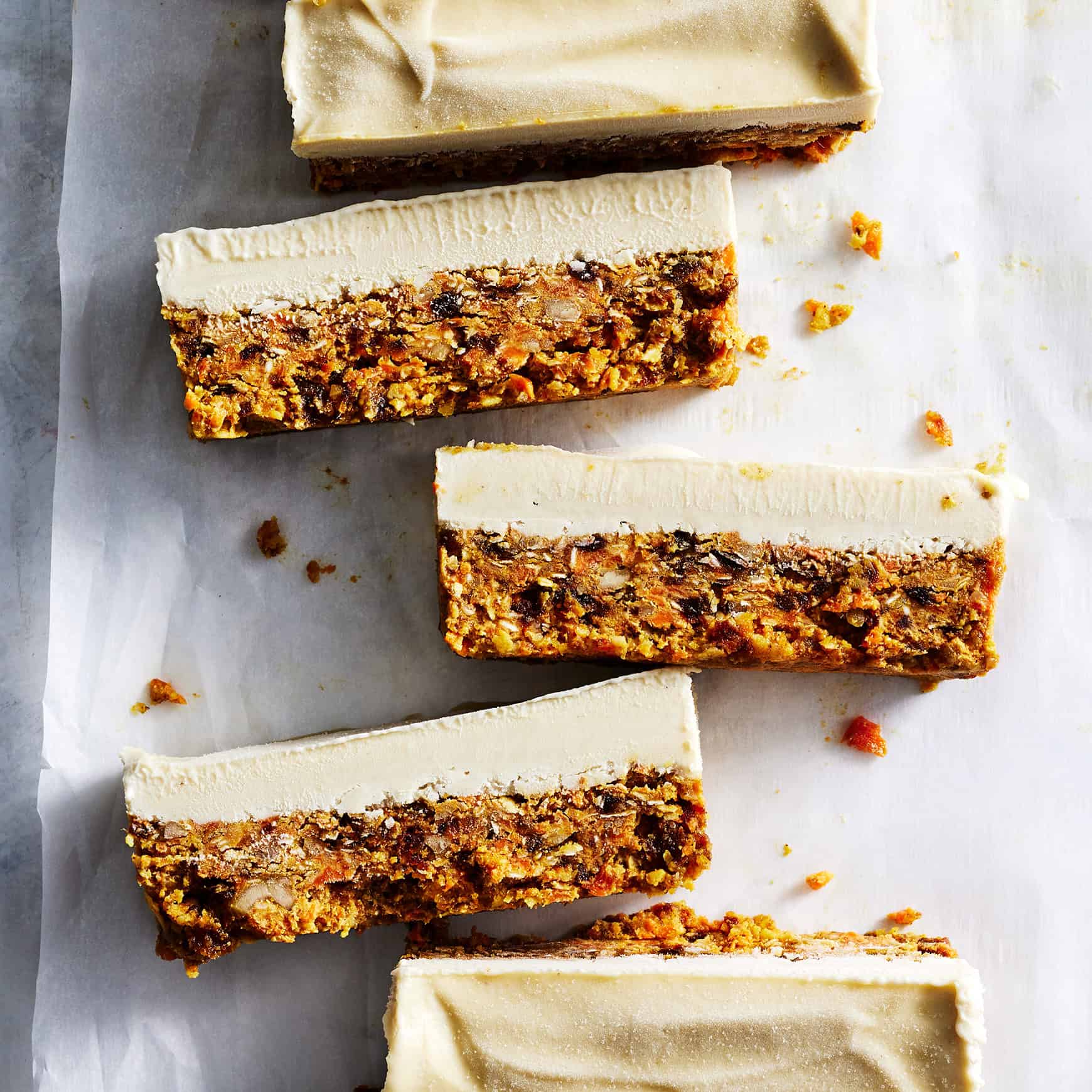 Carrot cake bars recipe