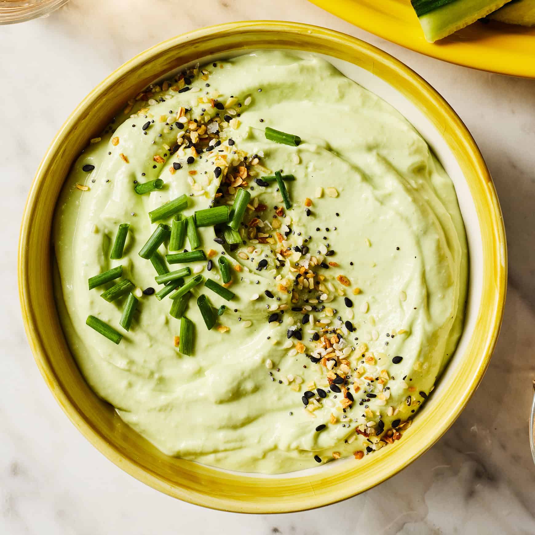 Avocado cottage cheese dip recipe
