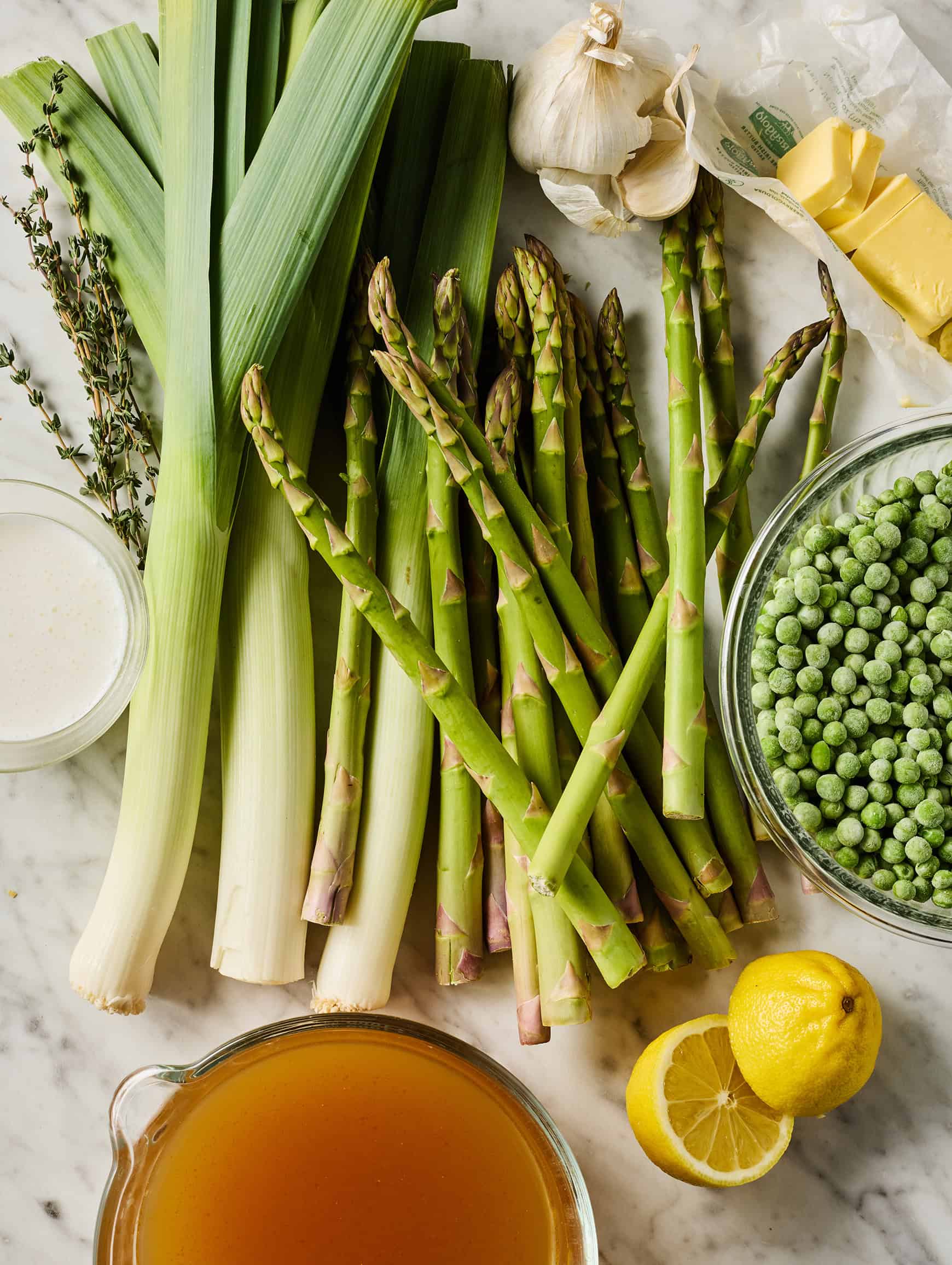Asparagus soup recipe ingredients