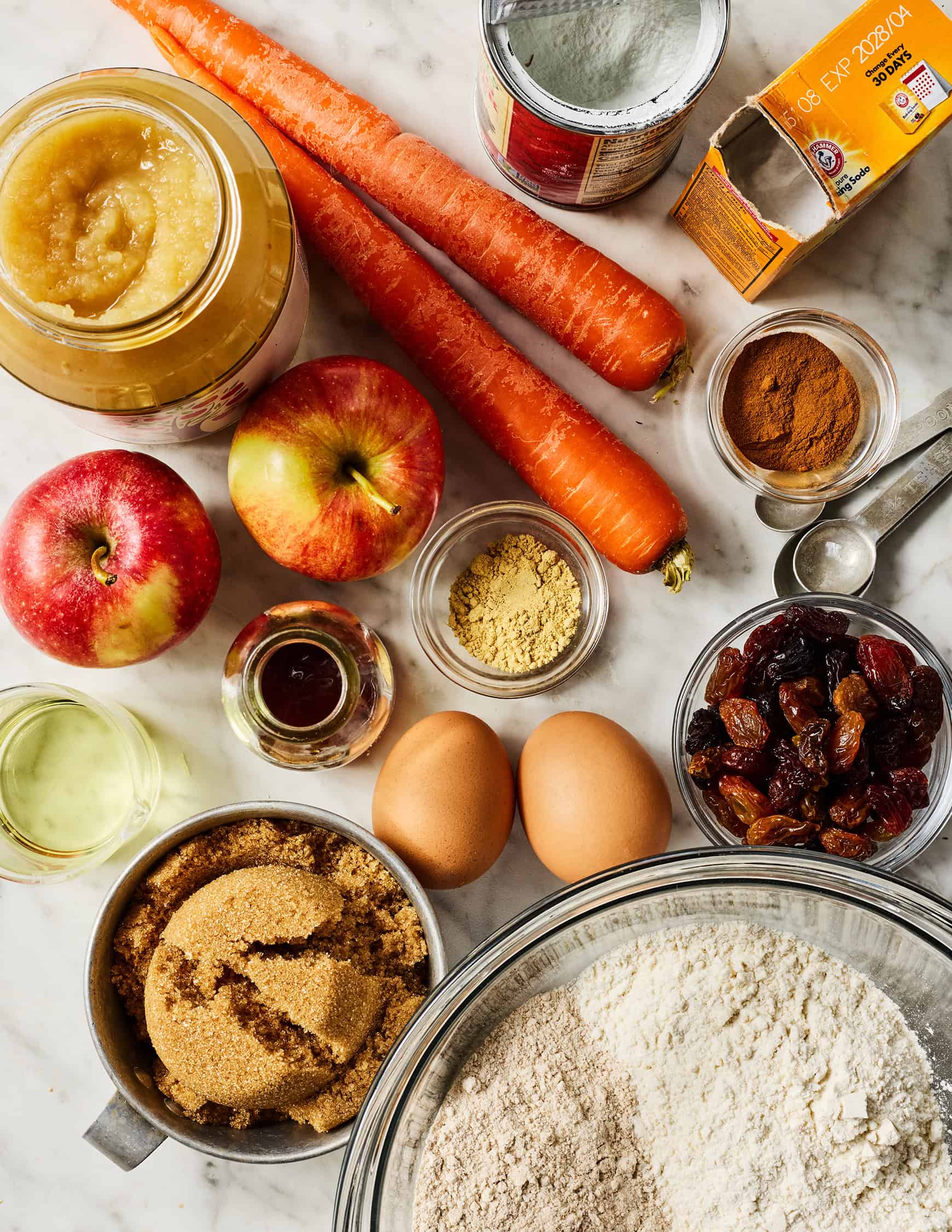 Morning glory muffin recipe ingredients