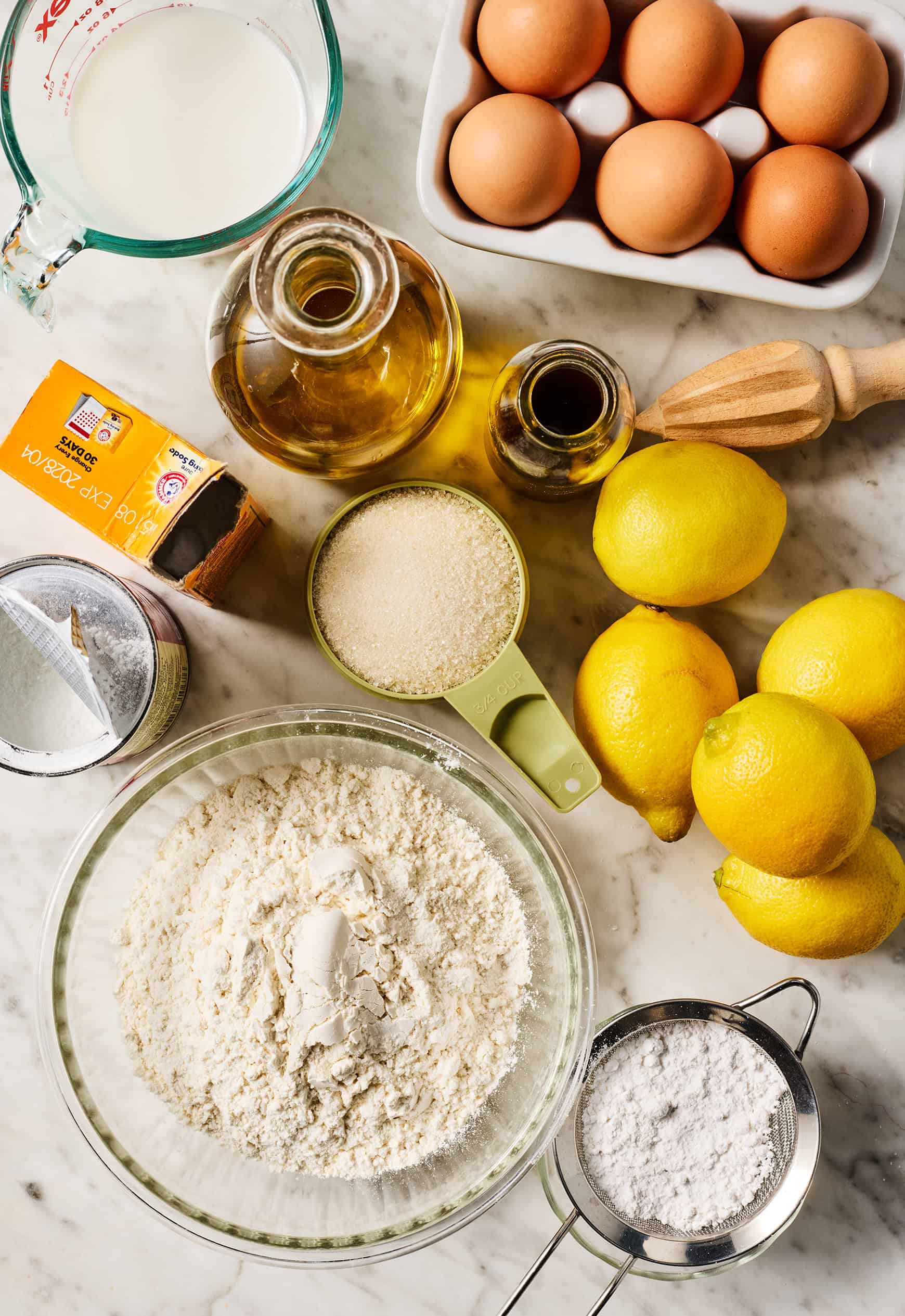 Olive oil cake recipe ingredients