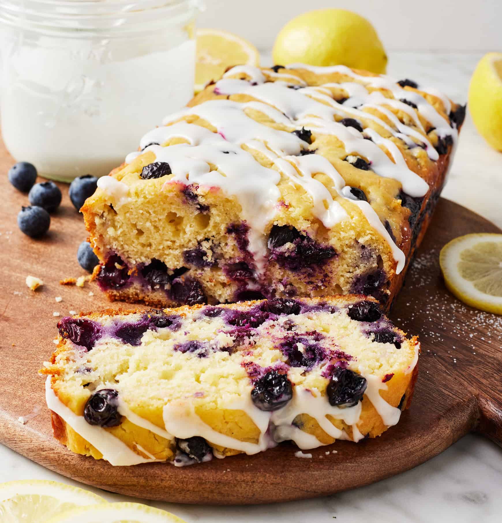 lemon blueberry bread