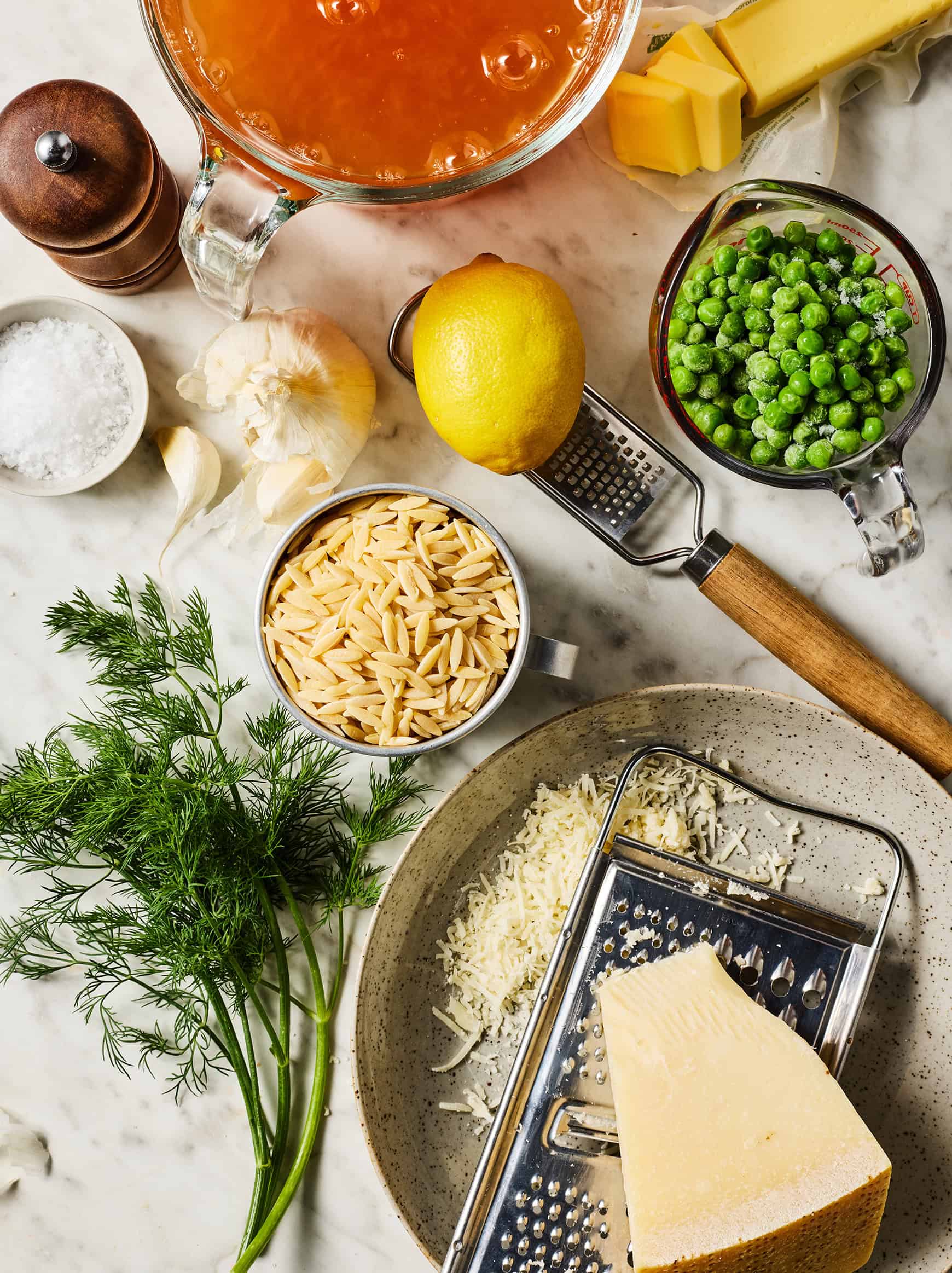 Lemon orzo recipe ingredients