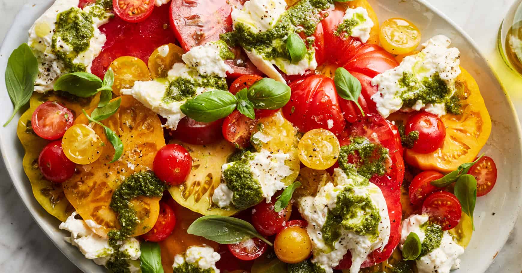 This 15-minute tomato burrata salad is the easiest summer side dish