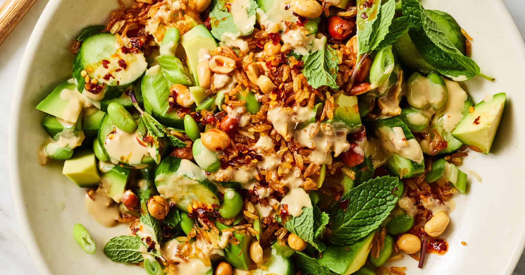 This crispy rice salad is so good, I've already made it 3 times this summer