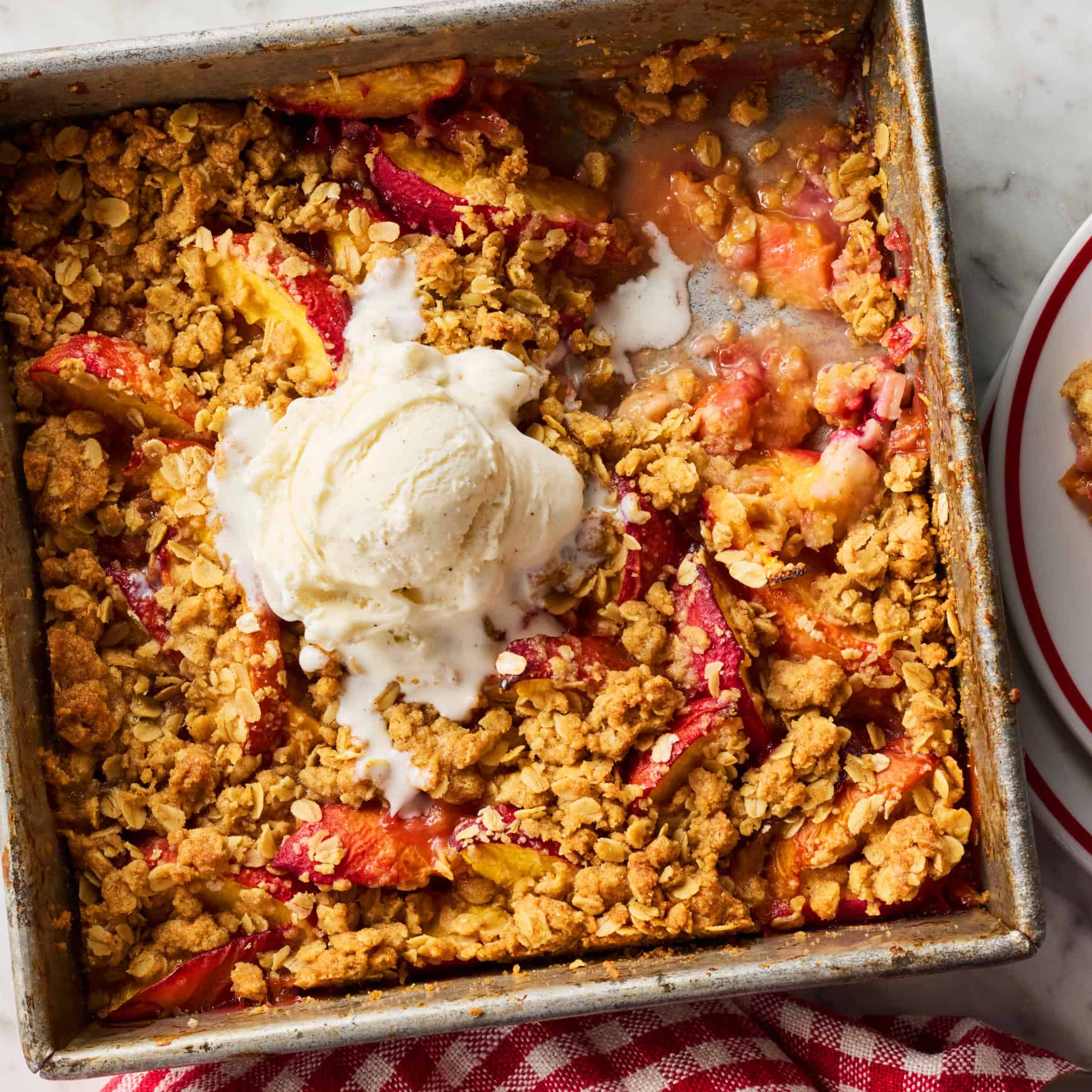 Peach crisp