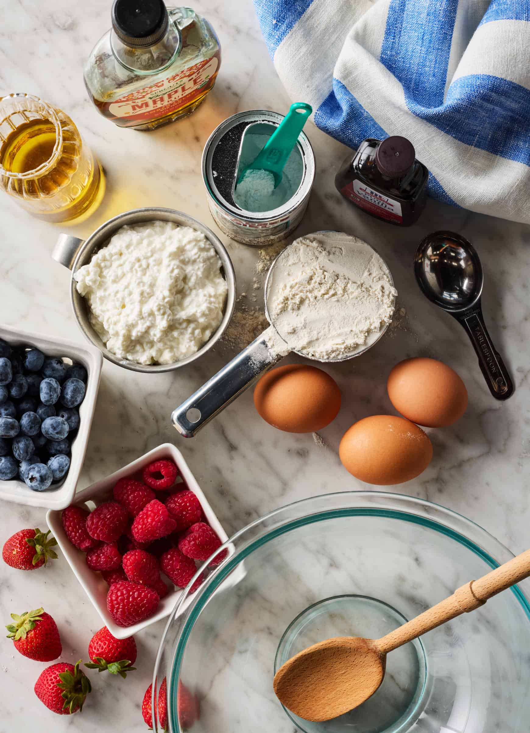 Cottage cheese pancakes recipe ingredients