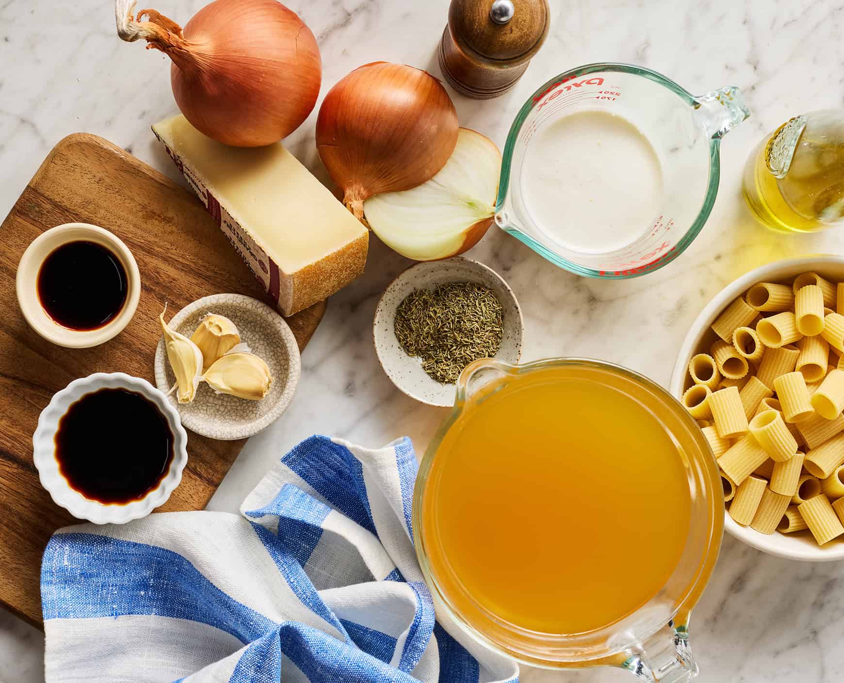 French onion pasta recipe ingredients