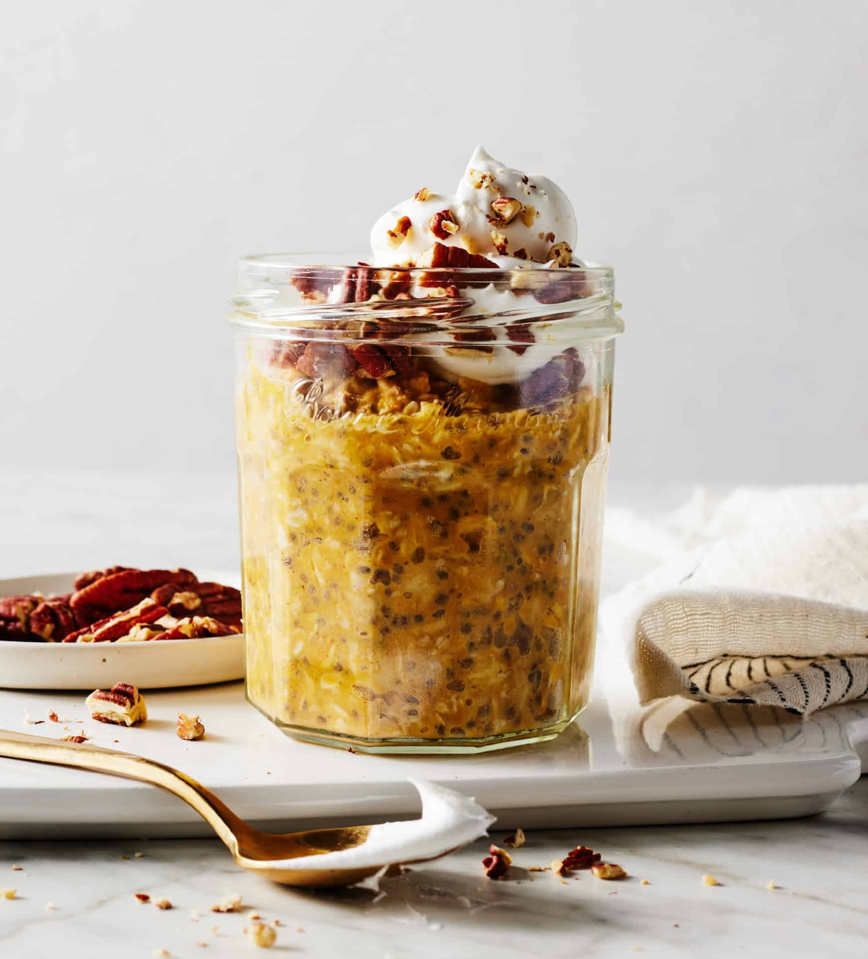 Pumpkin overnight oats