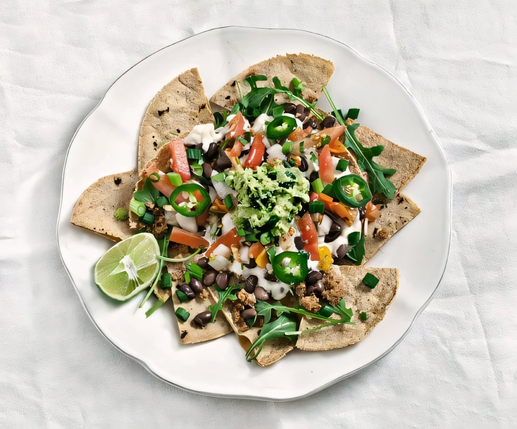 Vegan Nachos with Cashew "Cheese"