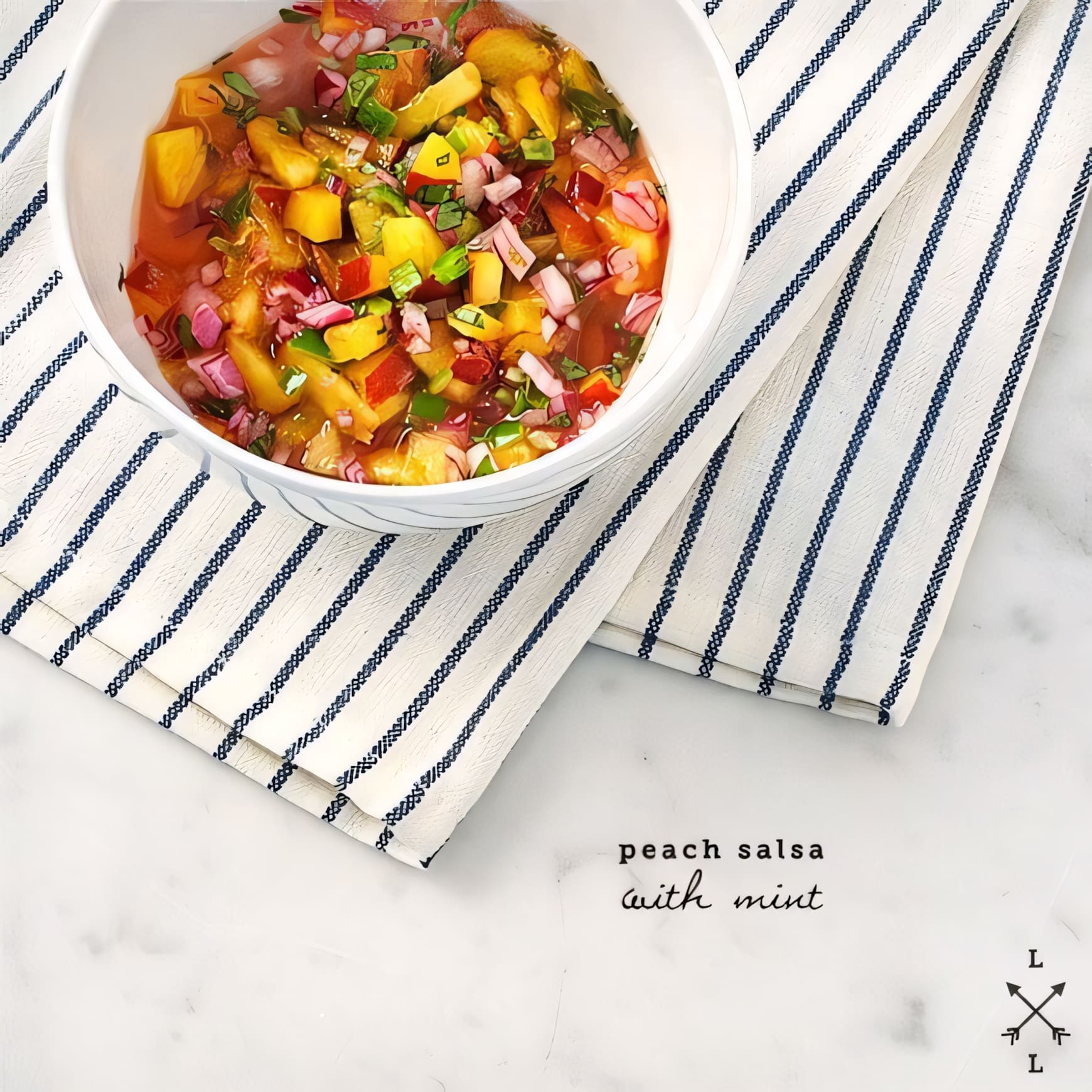 Peach Salsa with Mint