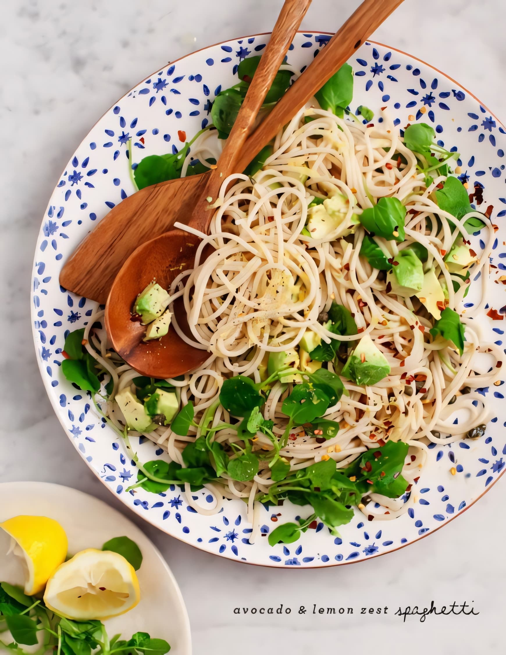 Anna's Avocado & Lemon Zest Spaghetti
