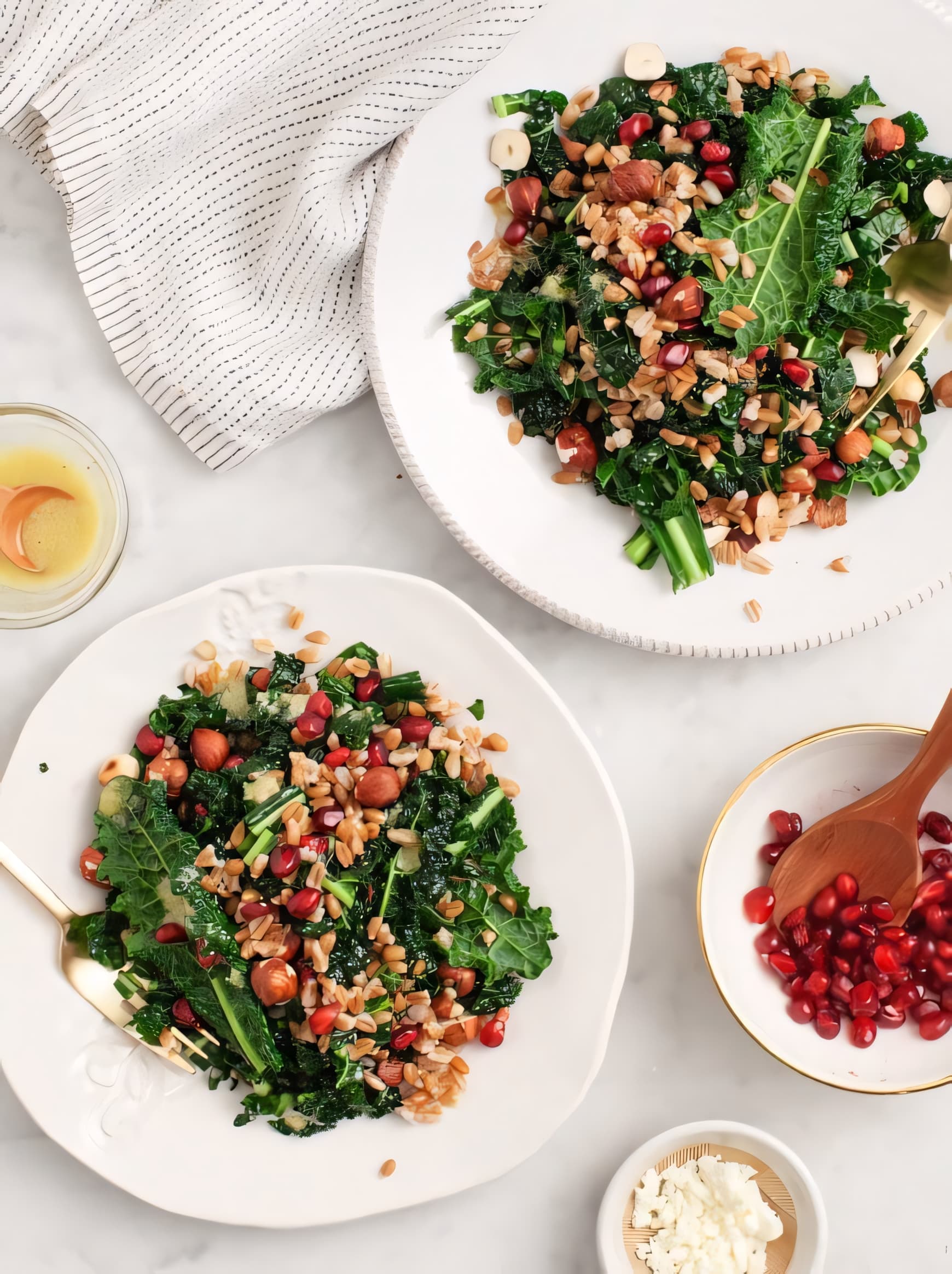 Winter Farro & Kale Salad