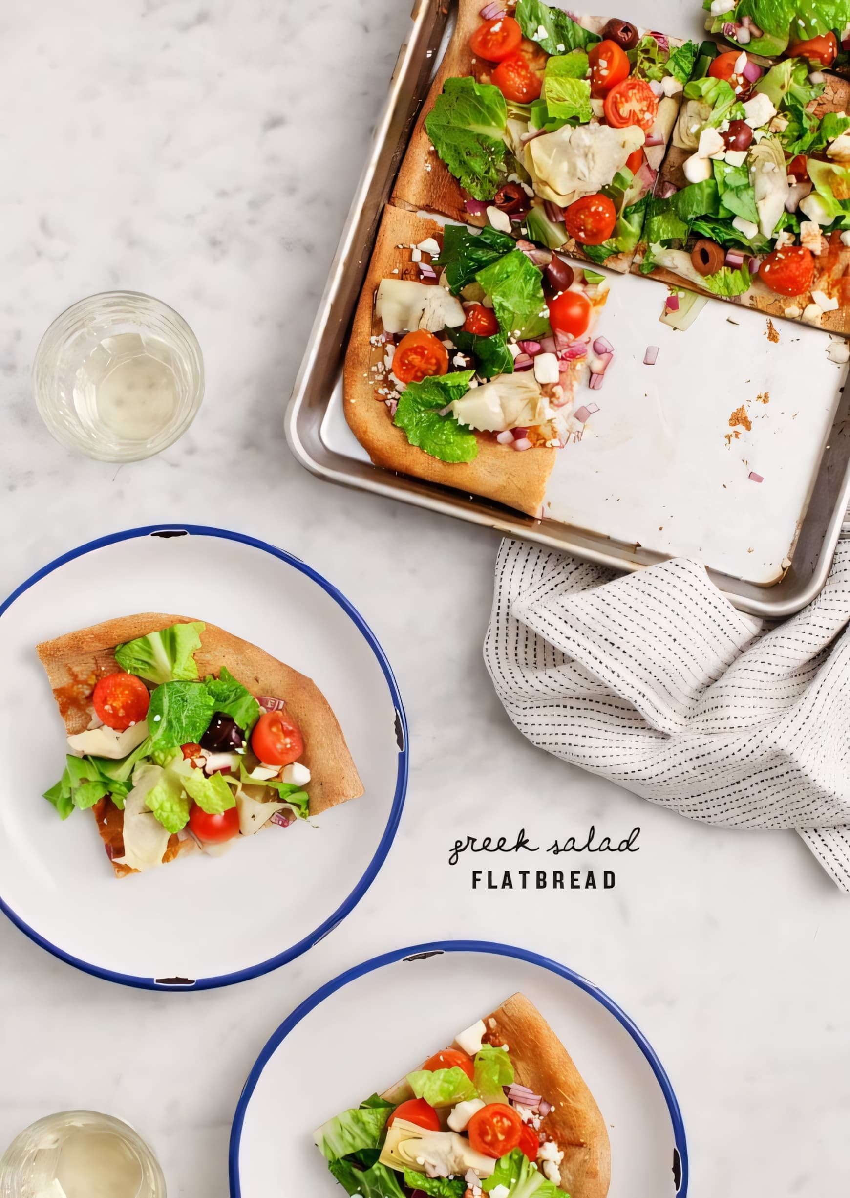 Greek Salad Flatbread